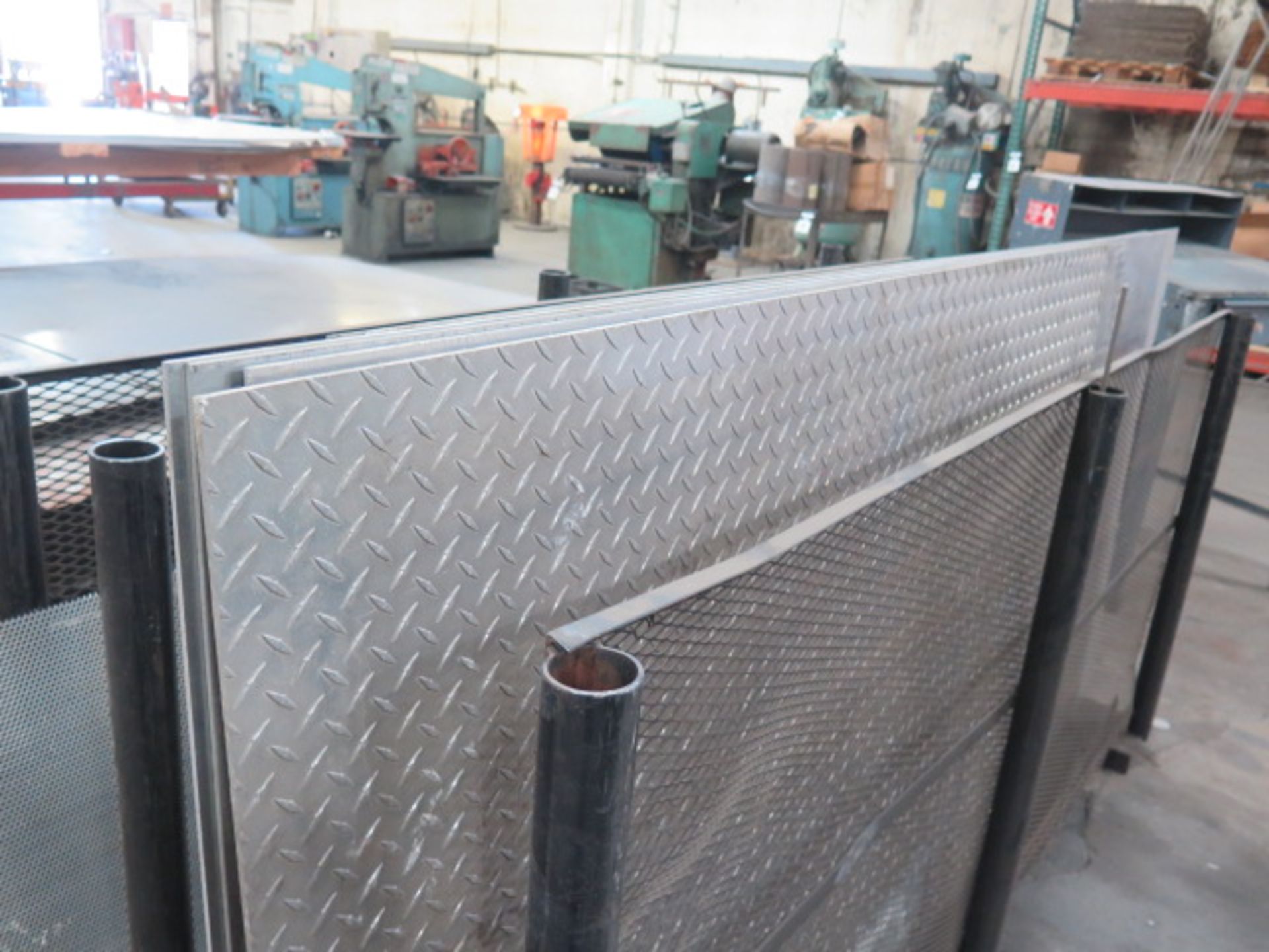 Aluminum, Stainless and Assorted Steel Sheet Stock w/ Rack and Material Cart (SOLD AS-IS - NO - Image 4 of 11