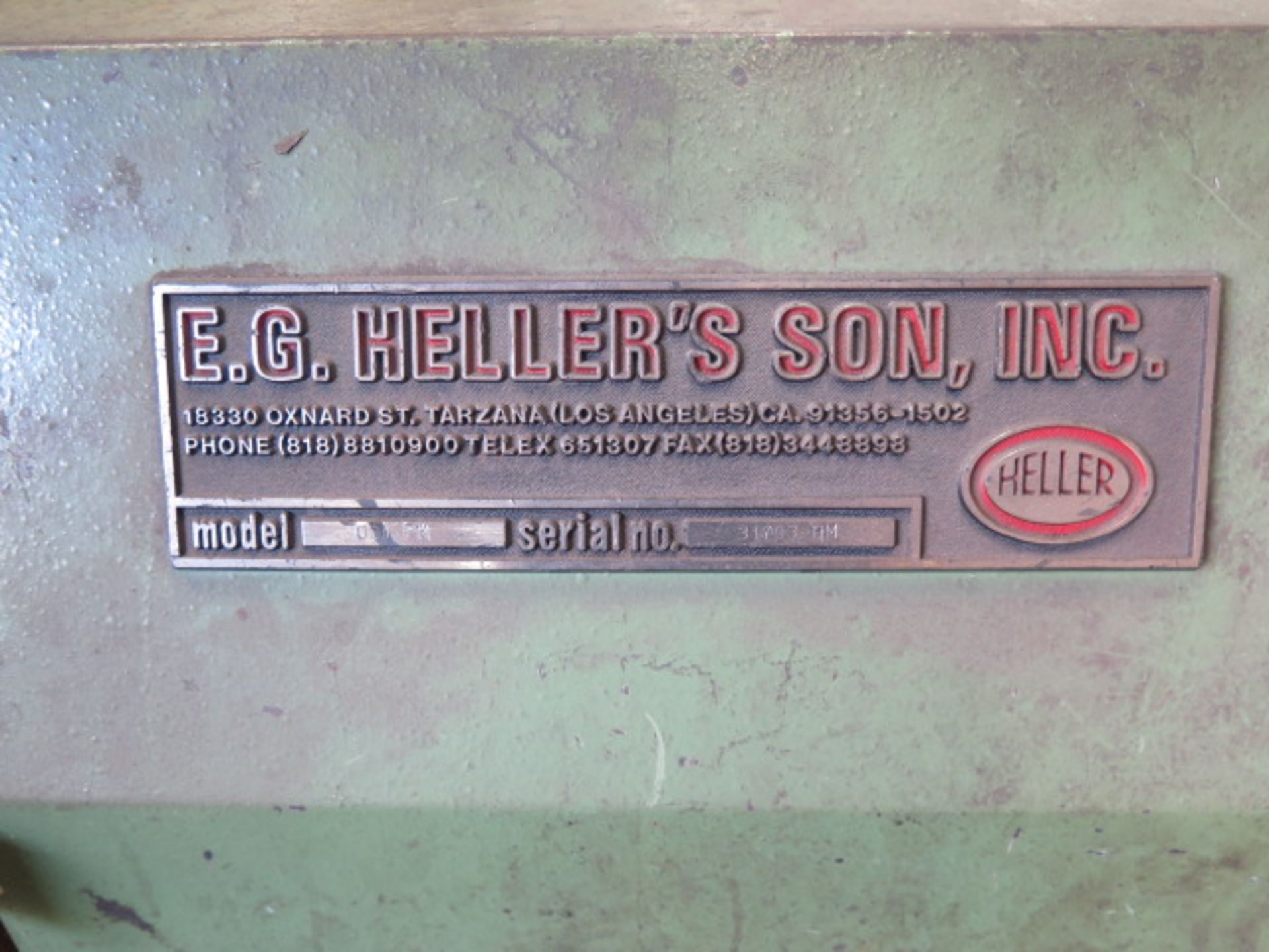 E.G. Hellers mdl. 3001PM Angle Roll s/n 31703PM w/ 5 ½” Rolls, Roll Tooling (SOLD AS-IS - NO - Image 11 of 11