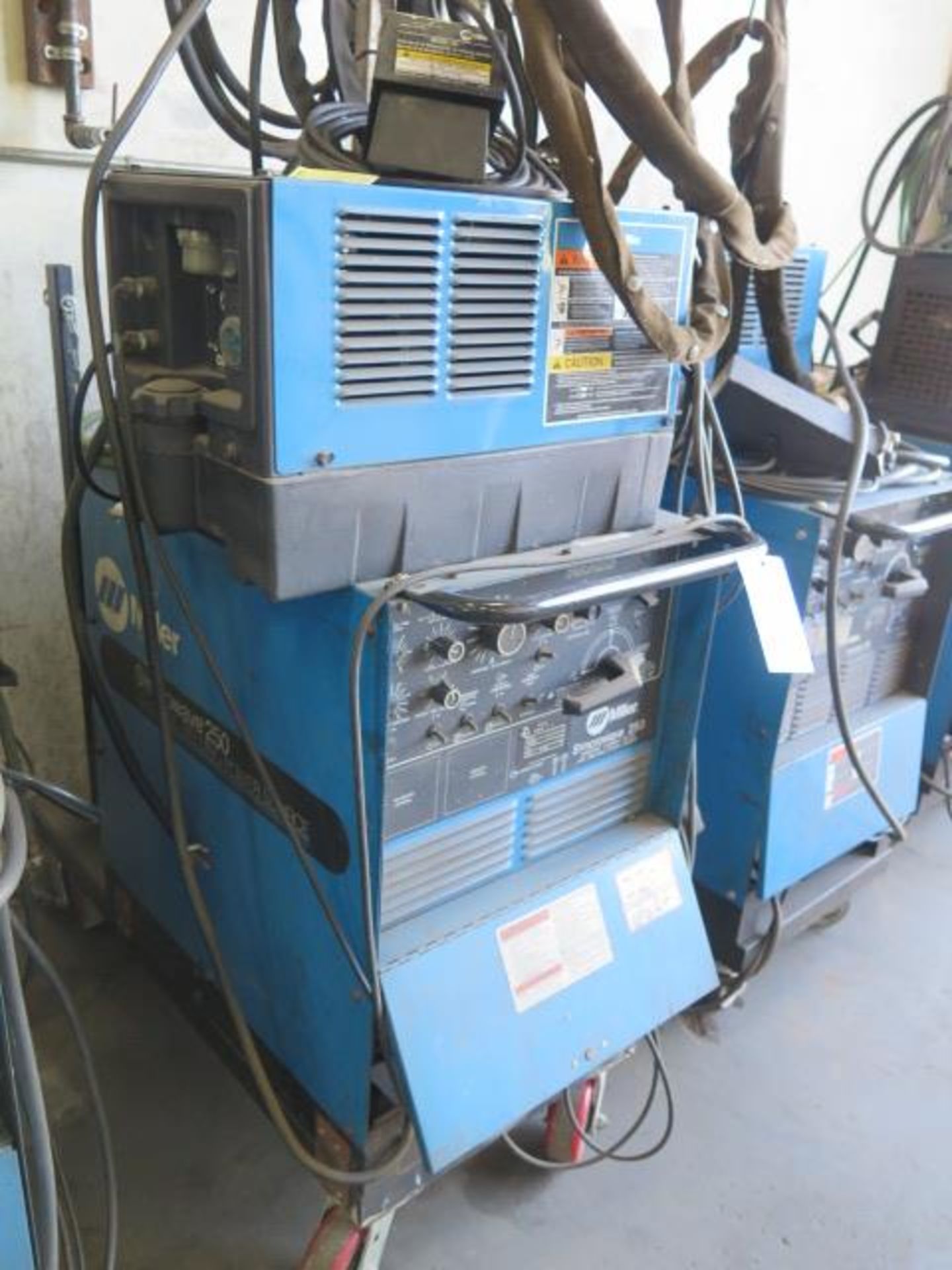 Miller Syncrowave 250 CC-AC/DC Arc Welding Power Source s/n KA792484 w/ Miller Cooler SOLD AS IS - Image 2 of 7