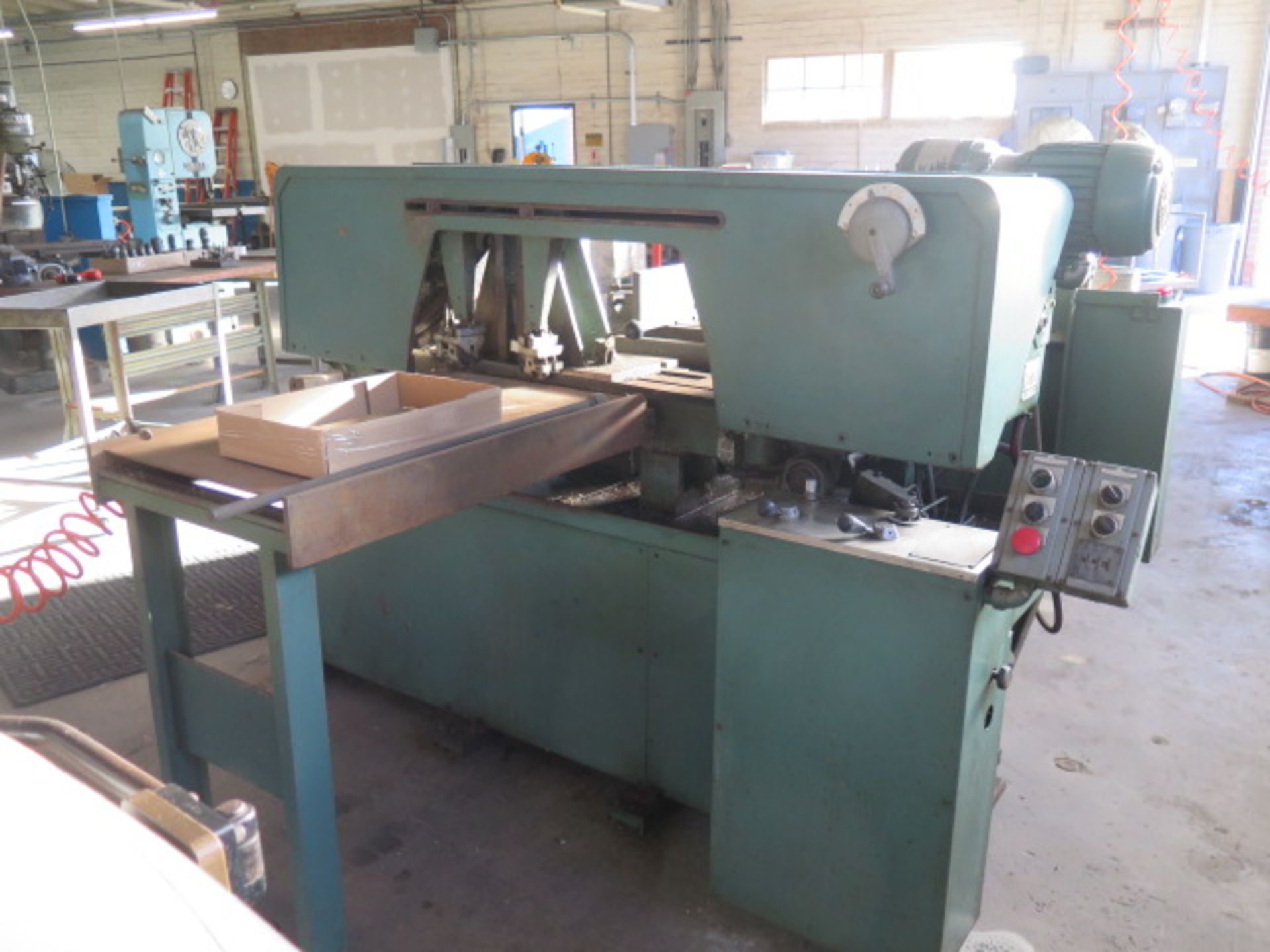 Kalamazoo H12B 12” Automatic Hydraulic Horizontal Band Saw s/n 477 w/ Kalamazoo Controls, SOLD AS IS