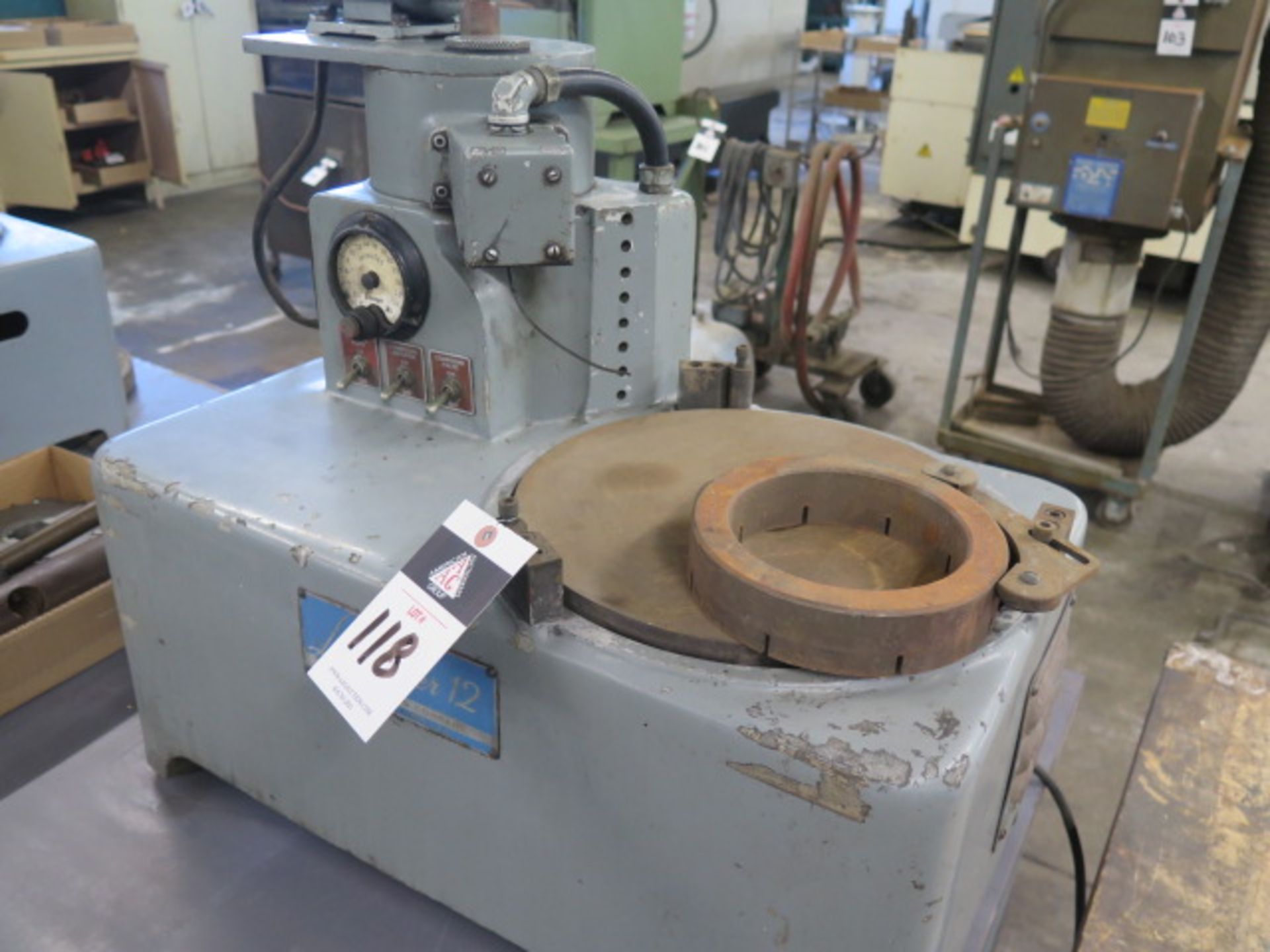 Crane “Lapmaster 12” 12” Lapping Machine w/ Compound Dispenser (SOLD AS-IS - NO WARRANTY) - Image 2 of 7