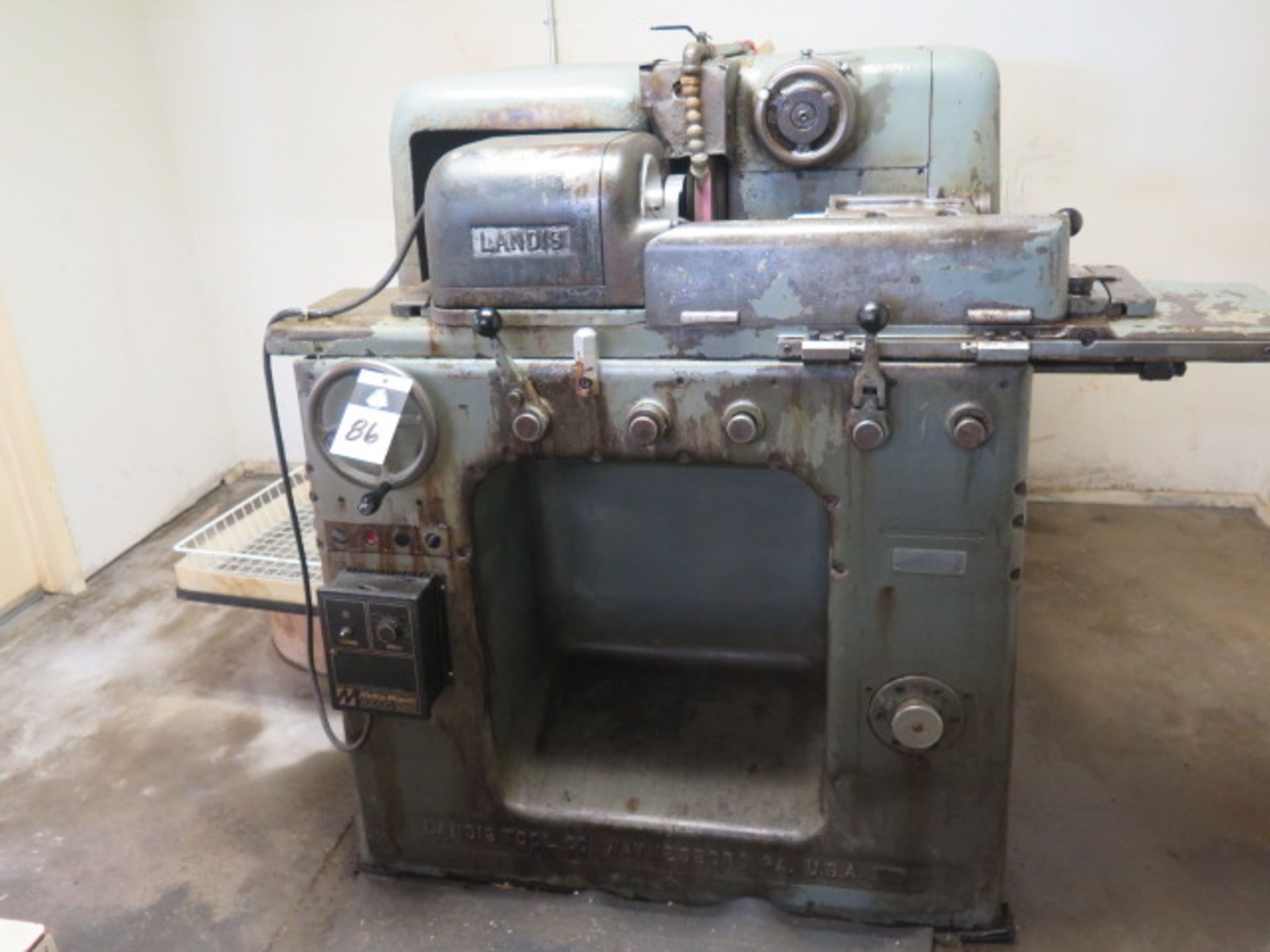 Landis 4-H plain 4” x 12” Cylindrical Grinder s/n 28453 w/ Motorized Work Head, SOLD AS IS - Image 2 of 15