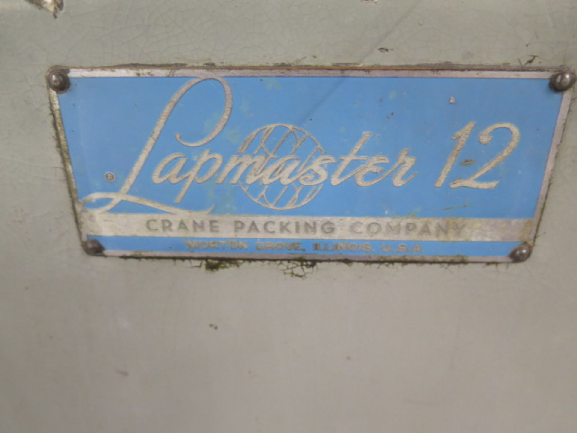 Crane “Lapmaster 12” 12” Lapping Machine w/ Compound Dispenser (SOLD AS-IS - NO WARRANTY) - Image 3 of 7