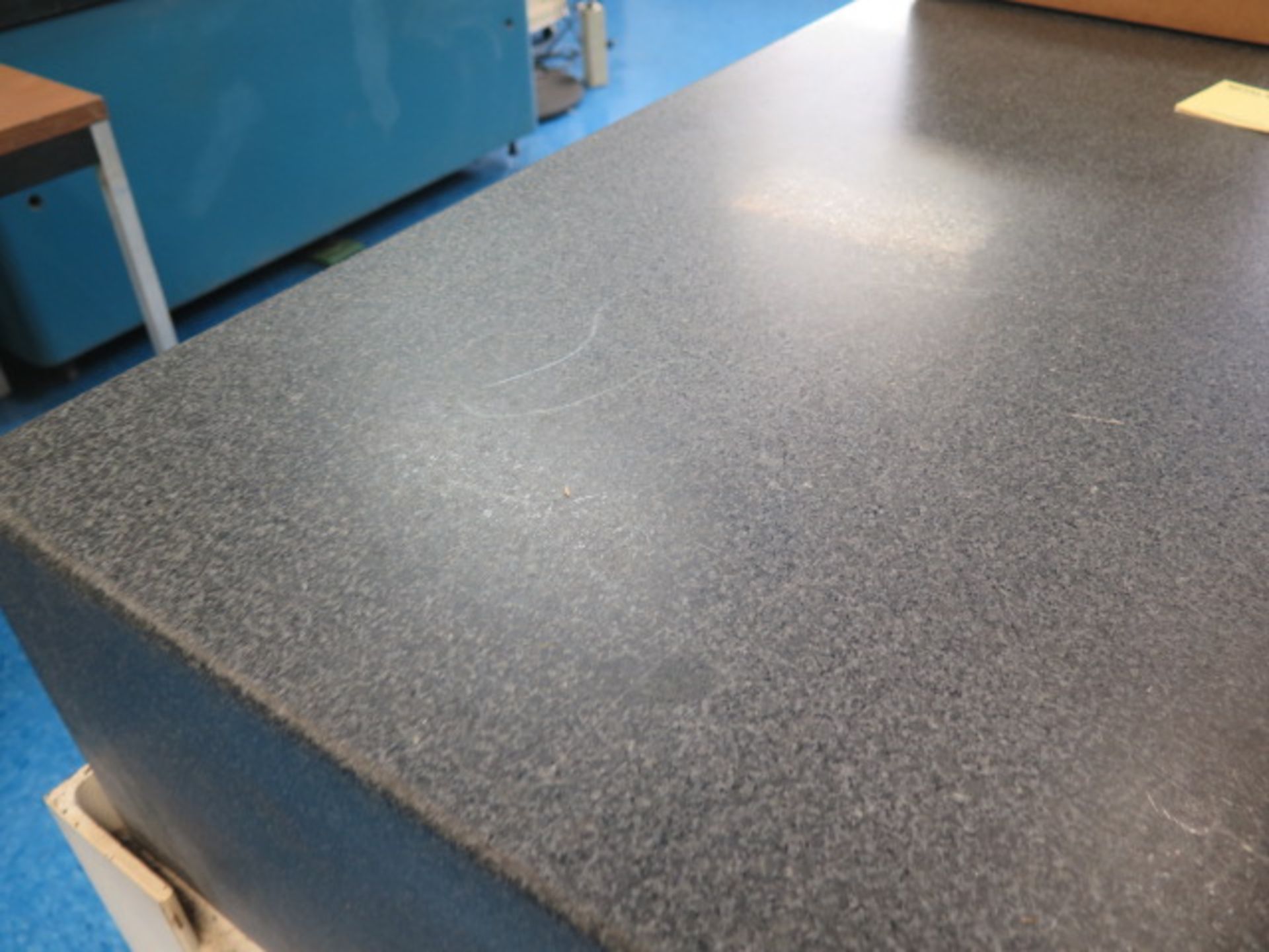 Microflat 48” x 96” x 10” Granite Surface Plate w/ Stand (SOLD AS-IS - NO WARRANTY) - Image 3 of 5