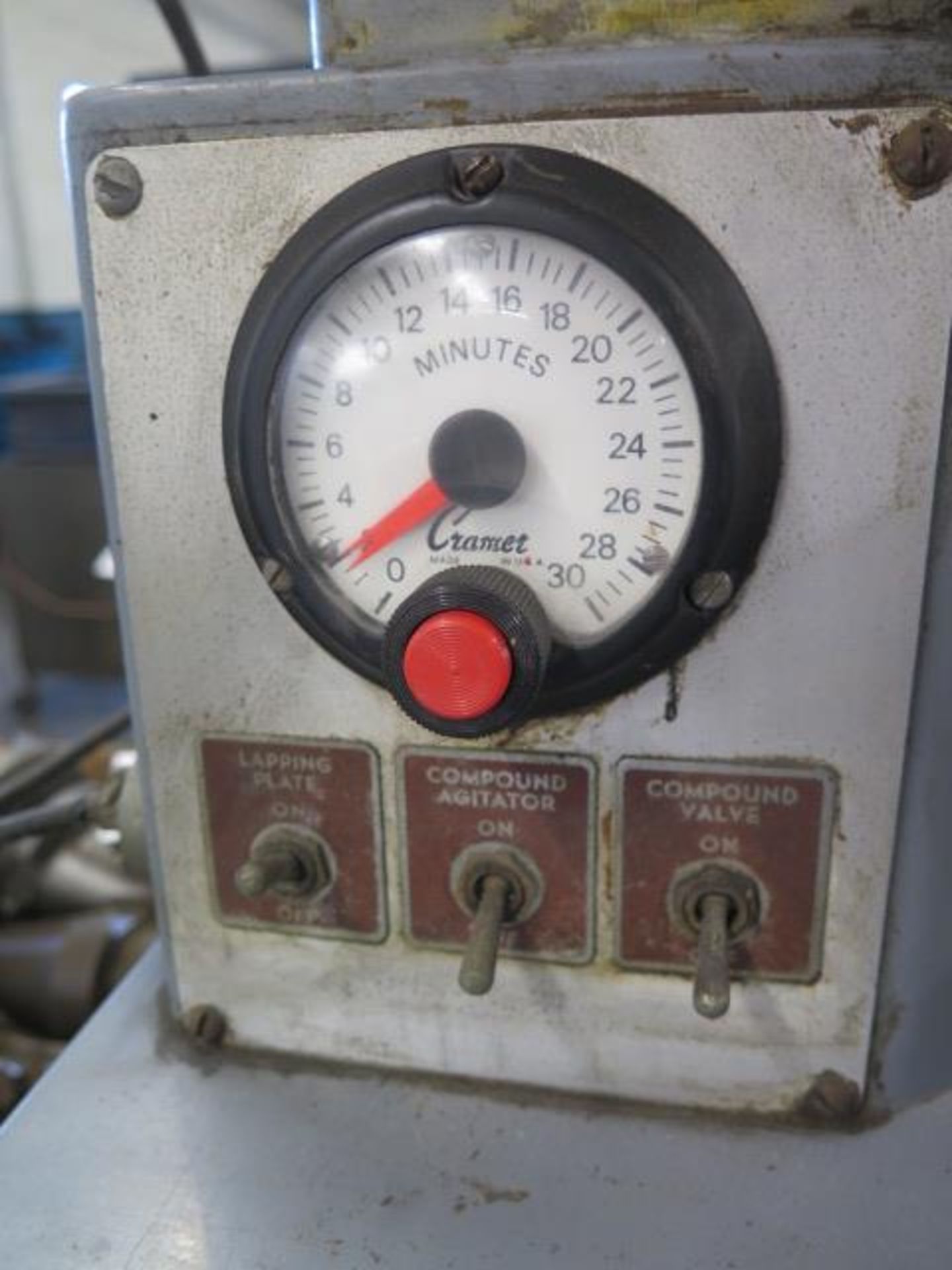 Crane “Lapmaster 12” 12” Lapping Machine w/ Compound Dispenser (SOLD AS-IS - NO WARRANTY) - Image 5 of 7