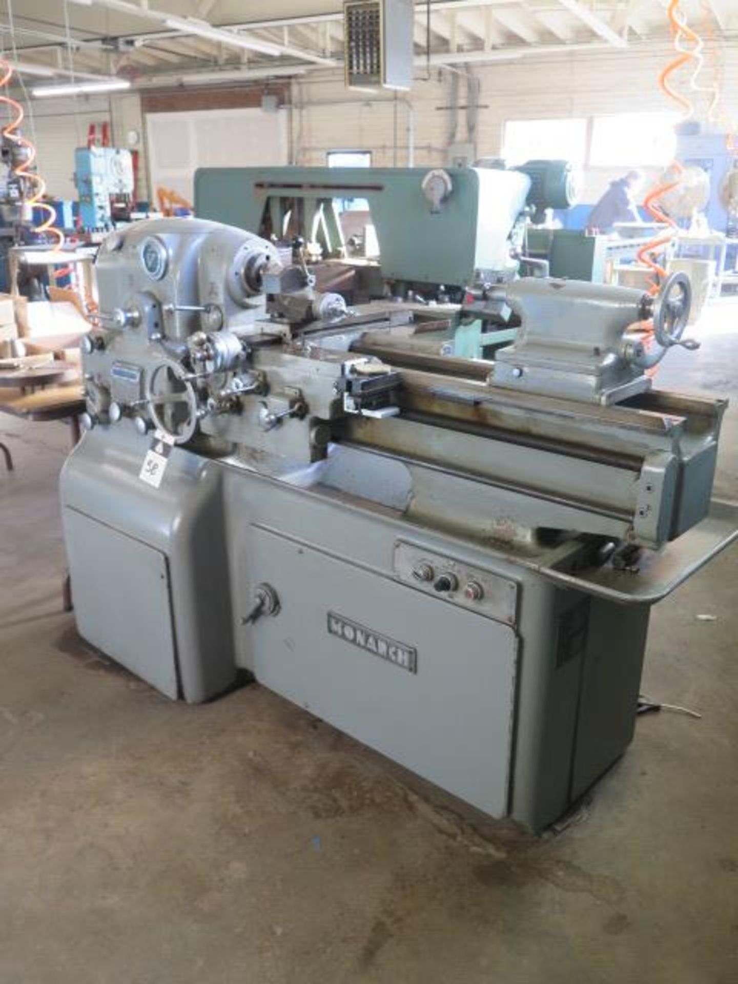 Monarch EE 10” x 30” Tool Room Lathe s/n 46148 w/ 0-4000 RPM, Taper Attachment, SOLD AS IS - Image 2 of 25
