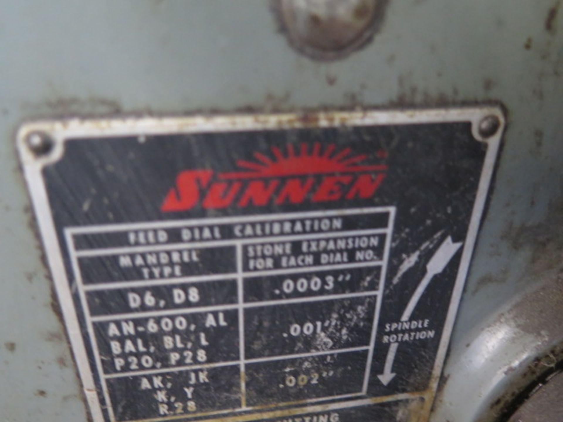 Sunnen MBB-1600 Precision Honing Machine s/n 43802 w/ Coolant (SOLD AS-IS - NO WARRANTY) - Image 4 of 8