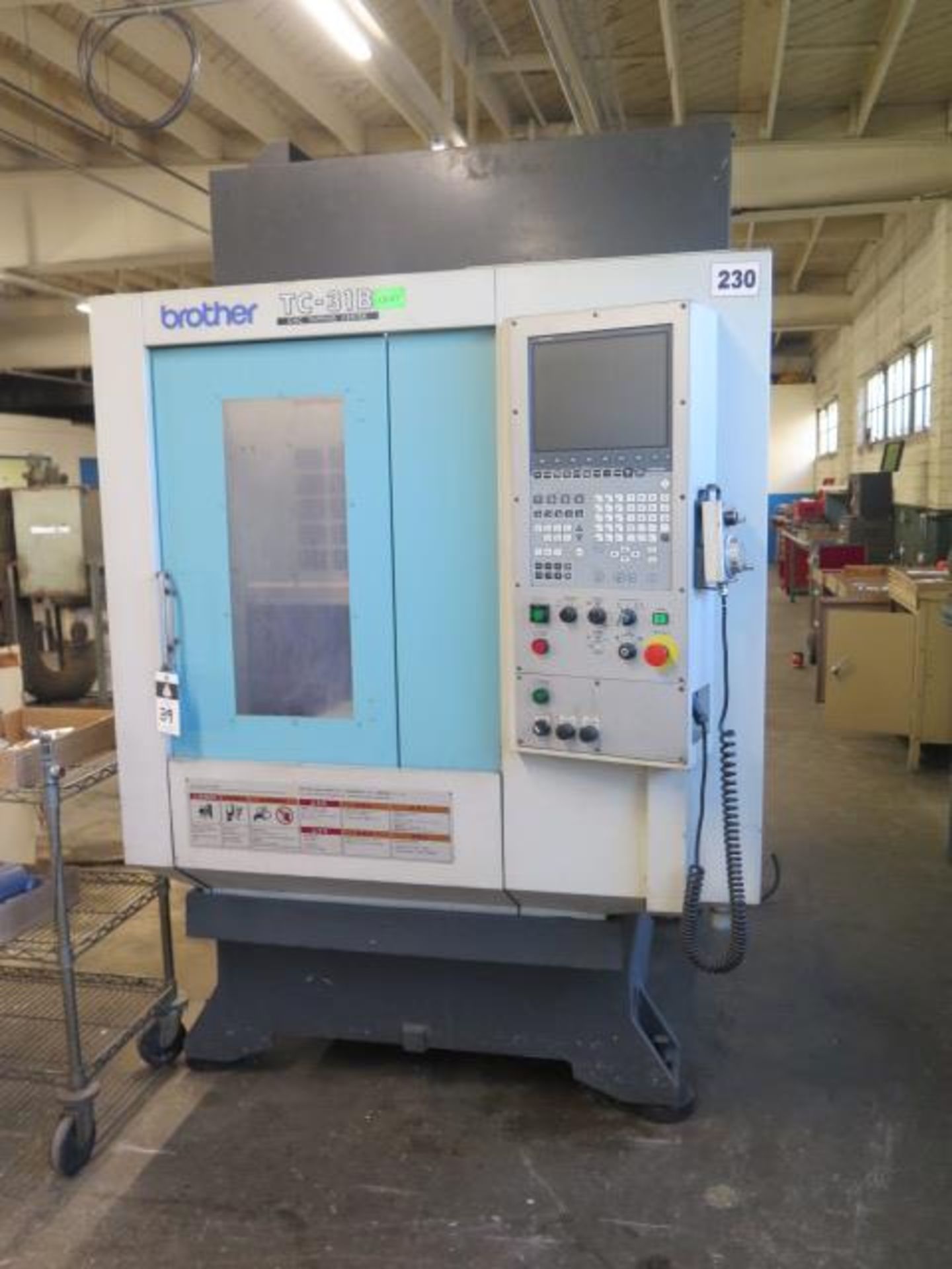 2012 Brother TC-31B 2-Pallet 4-Axis CNC Tapping Center s/n 115249 w/ Brother CNC, SOLD AS IS