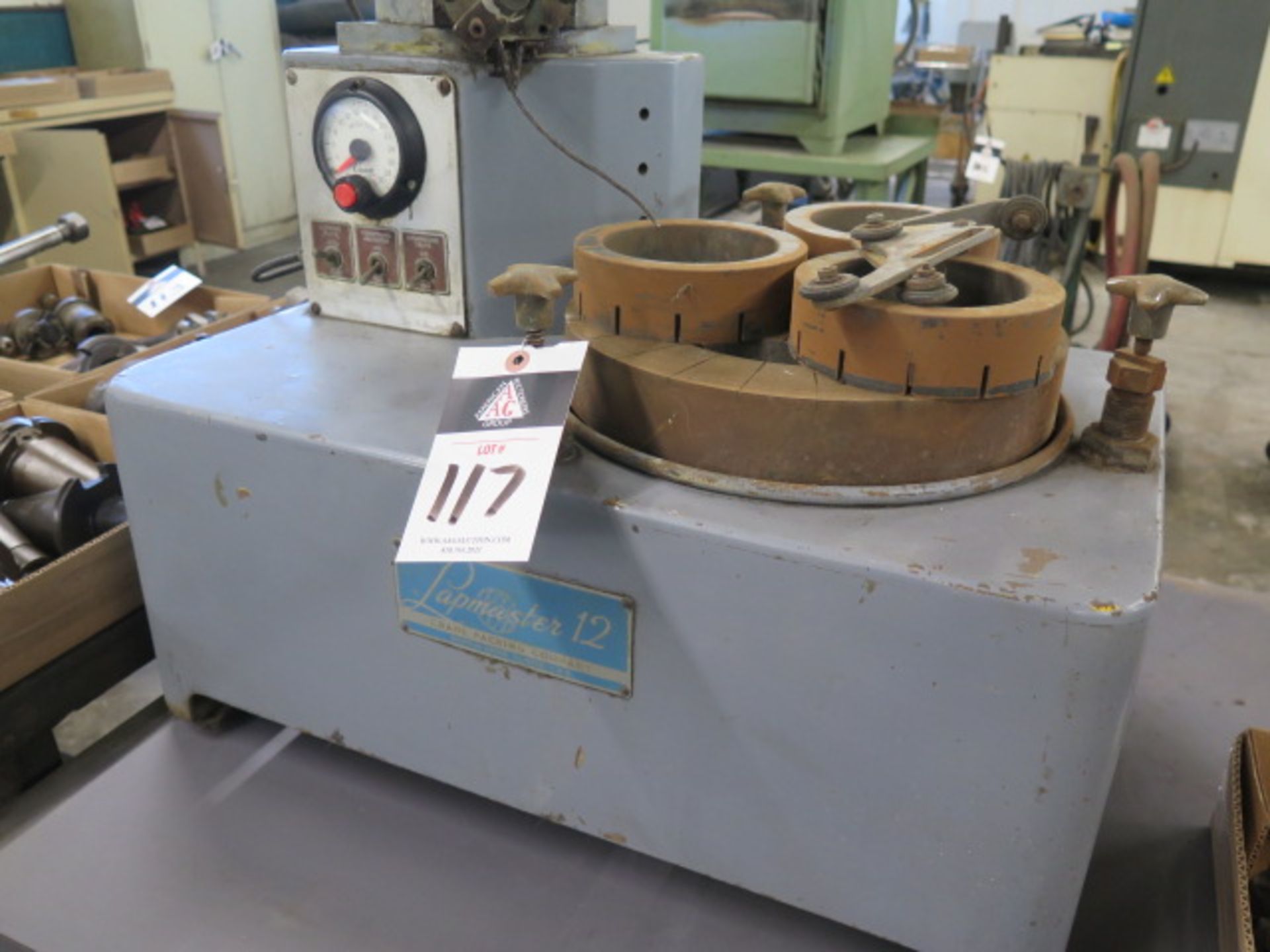 Crane “Lapmaster 12” 12” Lapping Machine w/ Compound Dispenser (SOLD AS-IS - NO WARRANTY) - Image 2 of 7