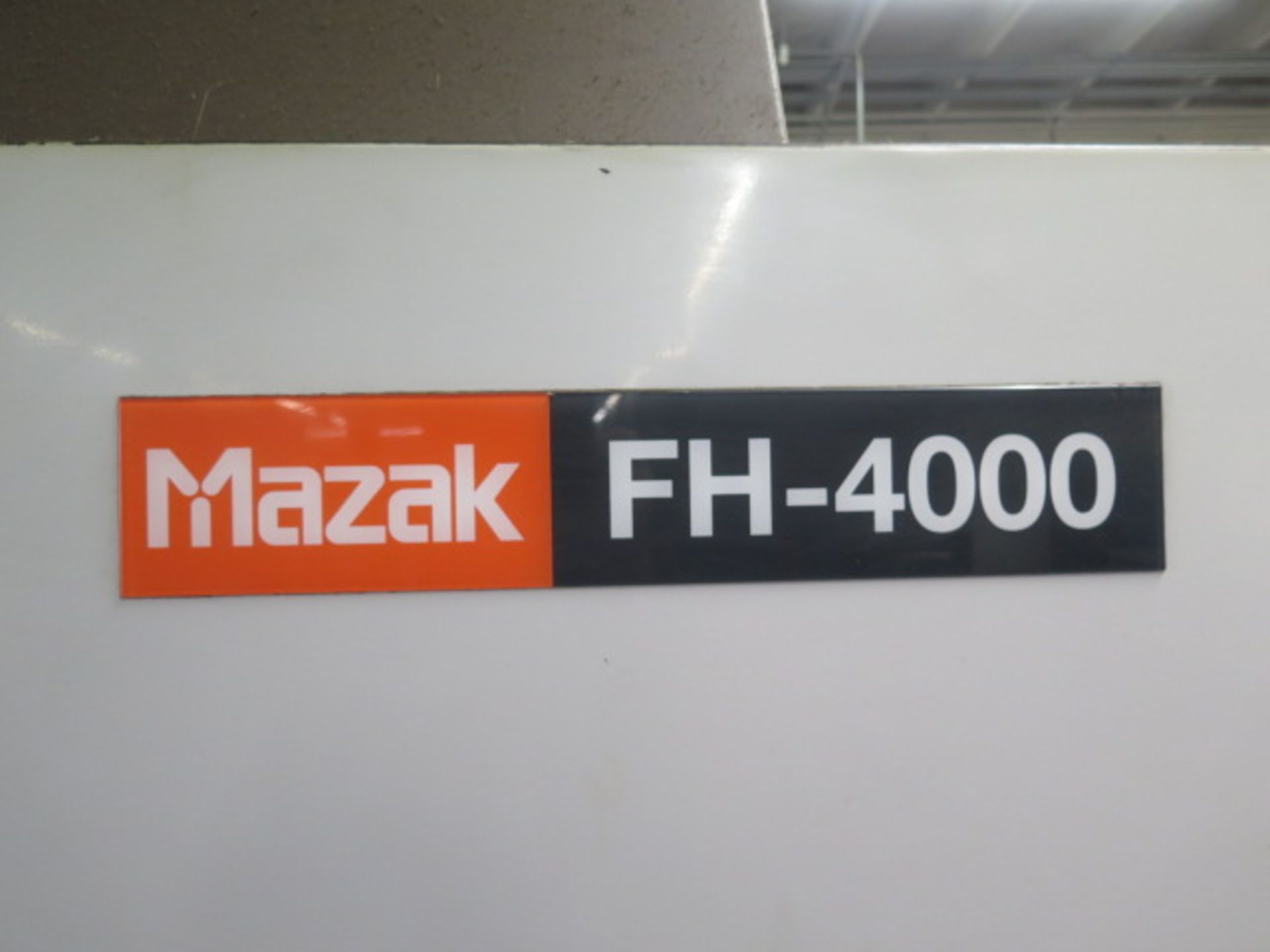 2001 Mazak FH-4000 2-Pallet 4-Axis CNC Horizontal Machining Center s/n 150419, SOLD AS IS - Image 5 of 24