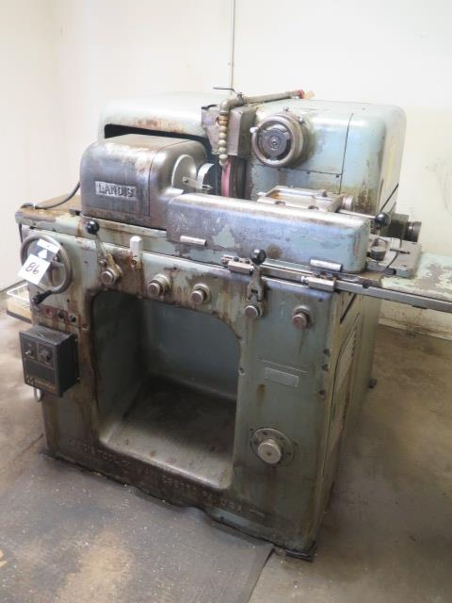 Landis 4-H plain 4” x 12” Cylindrical Grinder s/n 28453 w/ Motorized Work Head, SOLD AS IS - Image 3 of 15