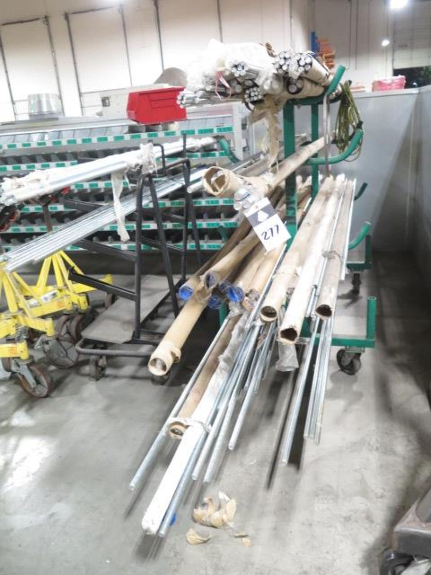Threaded Stock w/ (2) Rolling Stock Racks (SOLD AS-IS - NO WARRANTY) - Image 2 of 7