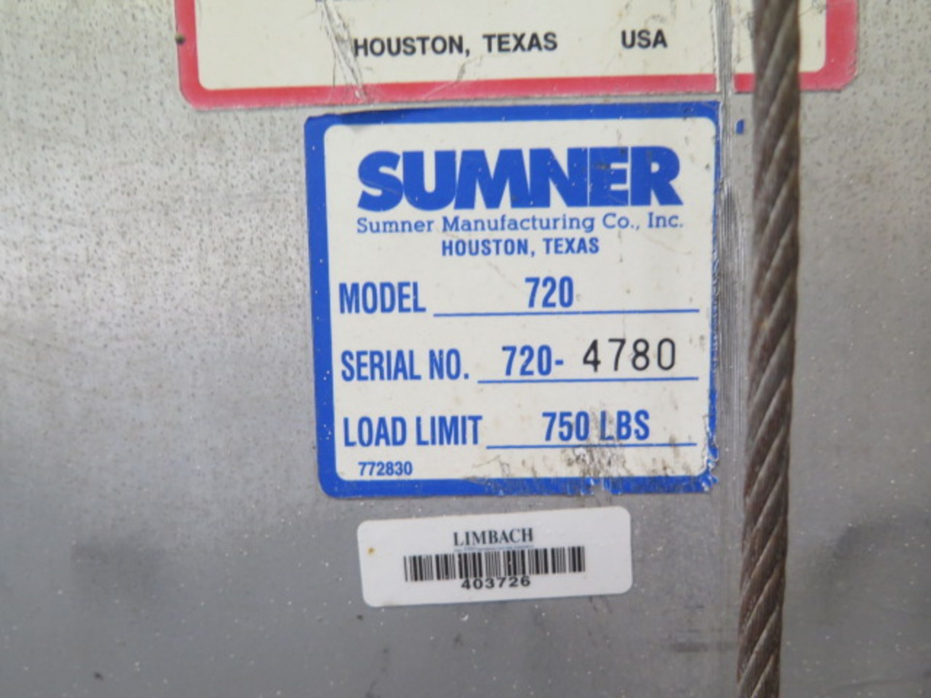 Sumner Material Lift (SOLD AS-IS - NO WARRANTY) - Image 8 of 8