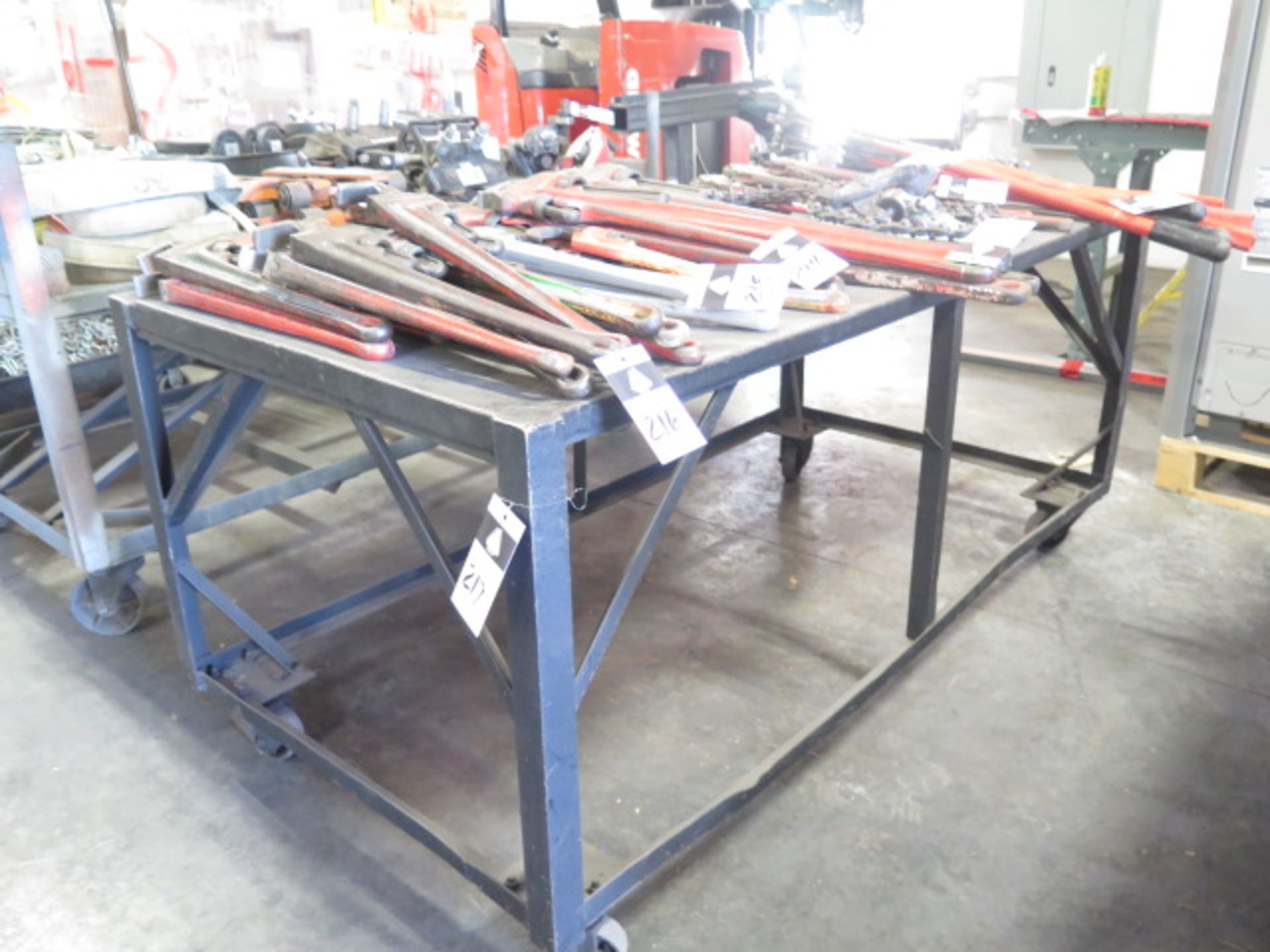 Rolling Shop Table (SOLD AS-IS - NO WARRANTY) - Image 2 of 2