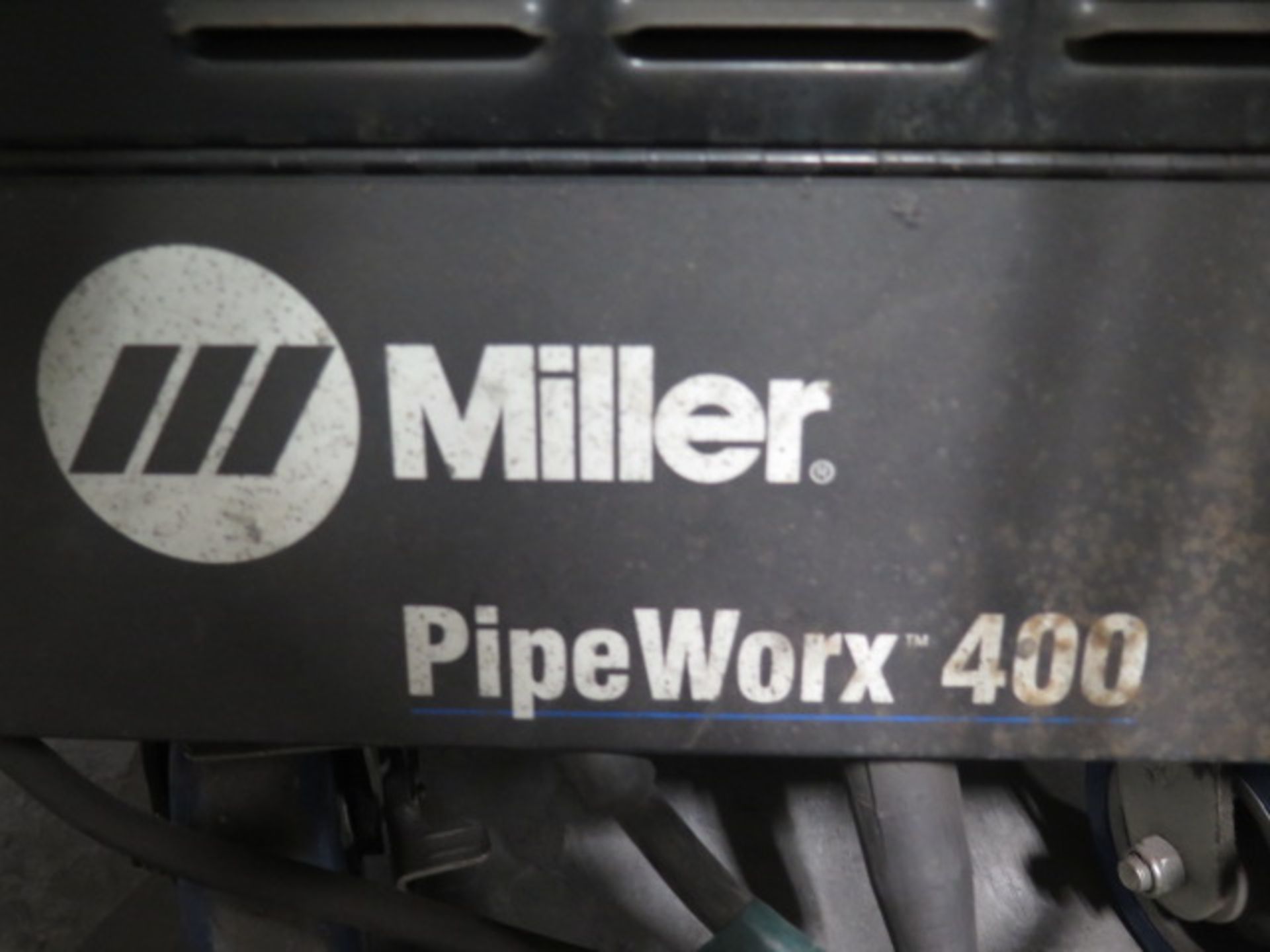 Miller PipeWorx 400 Arc welding Source s/n MD100033G w/ Miller PipeWorx Dual Feed Wire, SOLD AS IS - Image 12 of 12