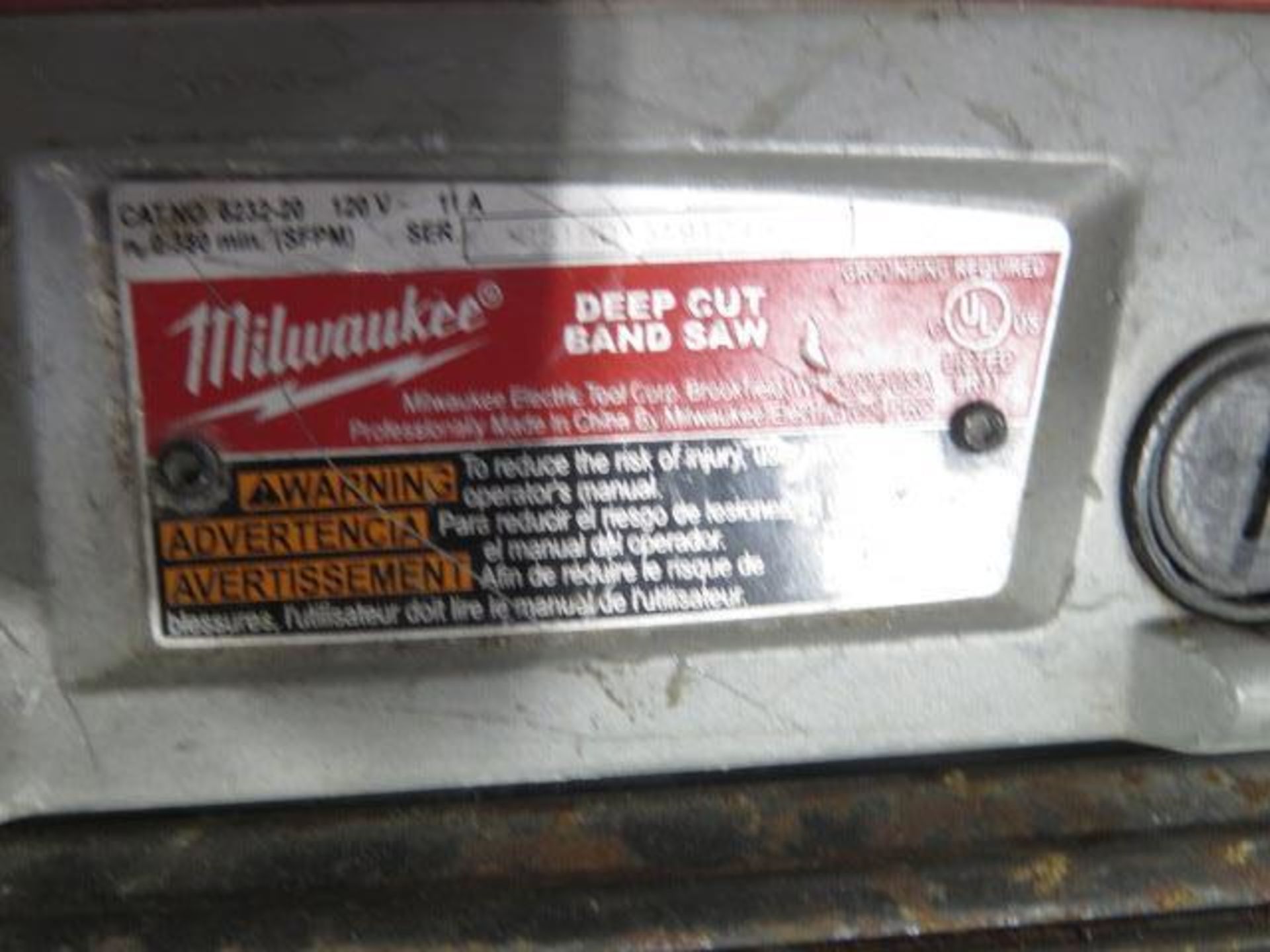 Milwaukee Variable Speed Electric Portable Band Saws (3) (SOLD AS-IS - NO WARRANTY) - Image 6 of 6
