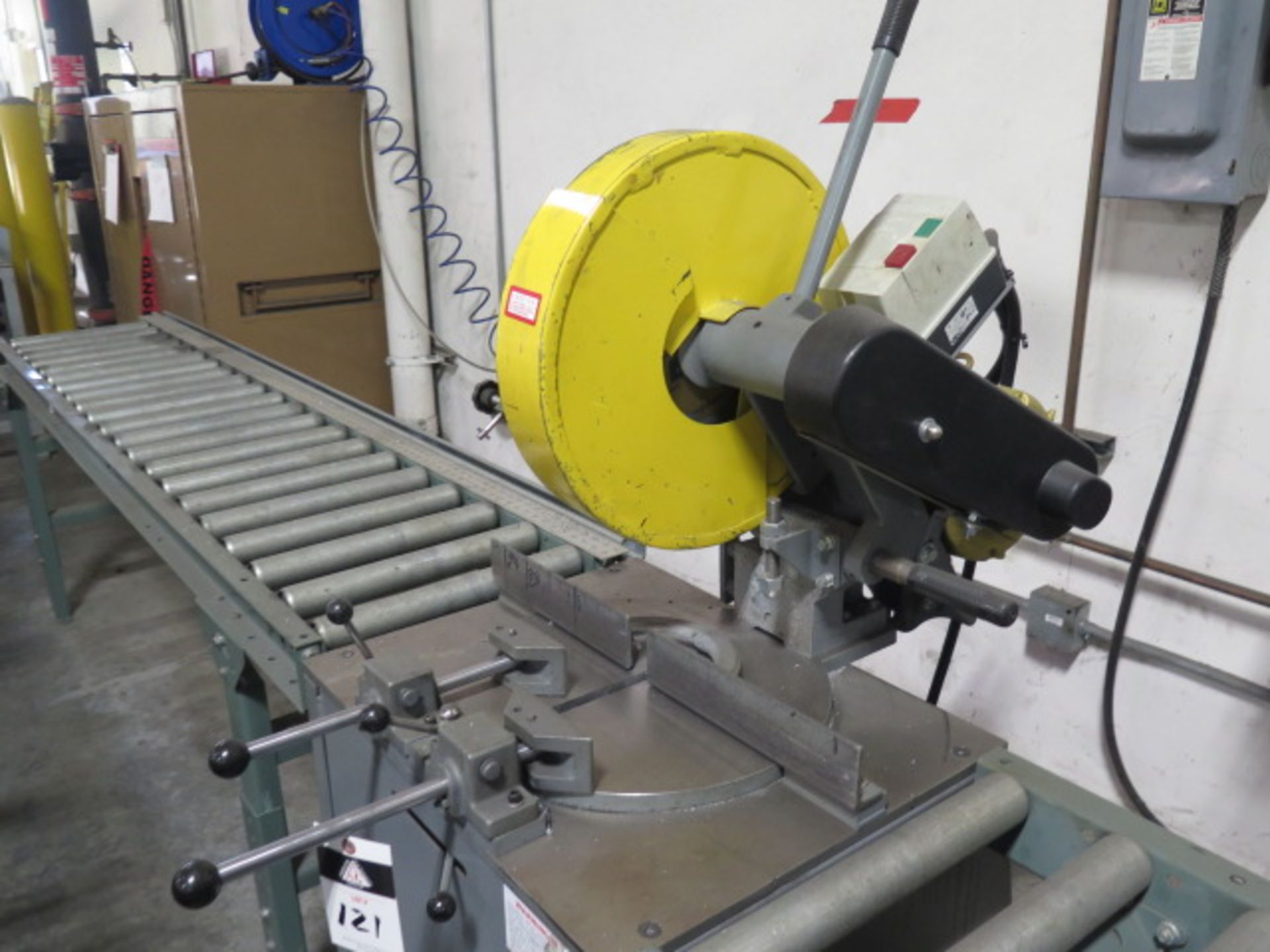 Kalamazoo 14" Miter Cutoff Saw w/ Manual Clamping, Conveyors, 480V (SOLD AS-IS - NO WARRANTY) - Image 3 of 10