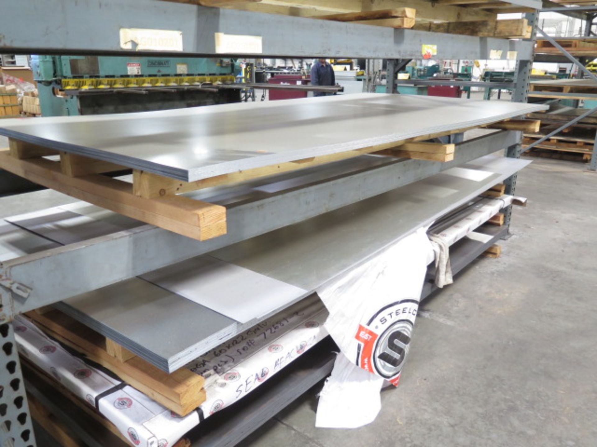 Large Quantity of Beaded Galvanized Sheet Stock anmd Steel Sheet Stock (SOLD AS-IS - NO WARRANTY) - Image 5 of 19