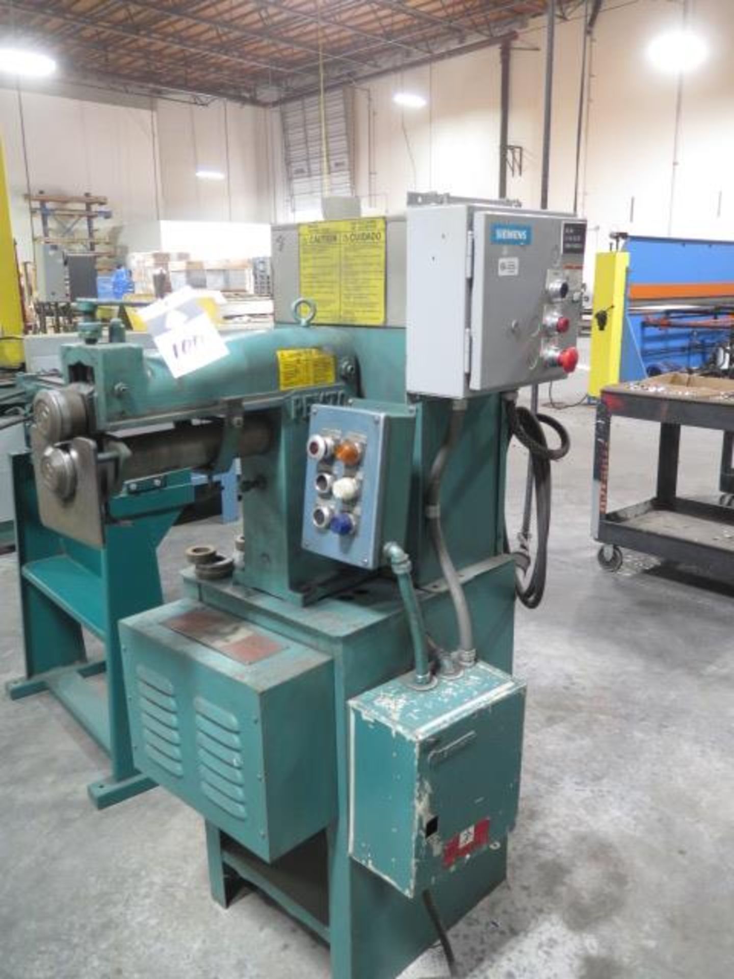 Pexto mdl. 3617 Power Beading/Crimping Machine s/n 1033-2-02 w/ 12" Throat, SOLD AS IS - Image 2 of 8