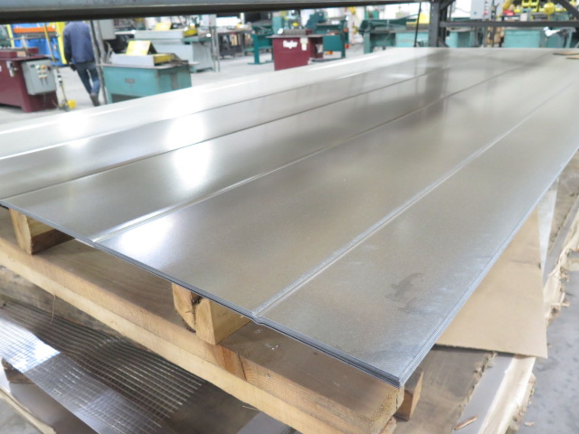 Large Quantity of Beaded Galvanized Sheet Stock anmd Steel Sheet Stock (SOLD AS-IS - NO WARRANTY) - Image 10 of 19