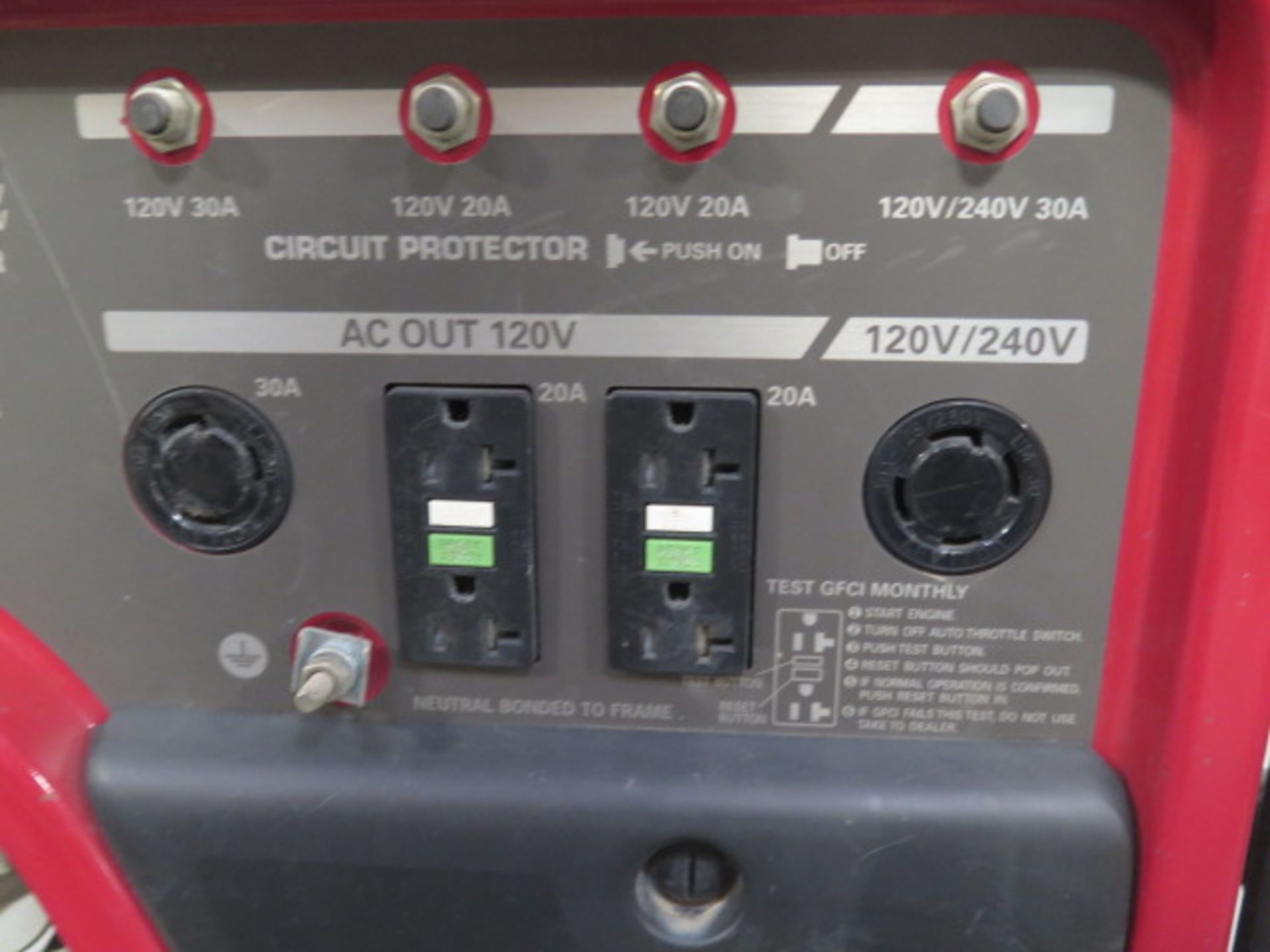 Honda EB6500X 6.5kVA Gas Powered Generator 120/240V (SOLD AS-IS - NO WARRANTY) - Image 5 of 9