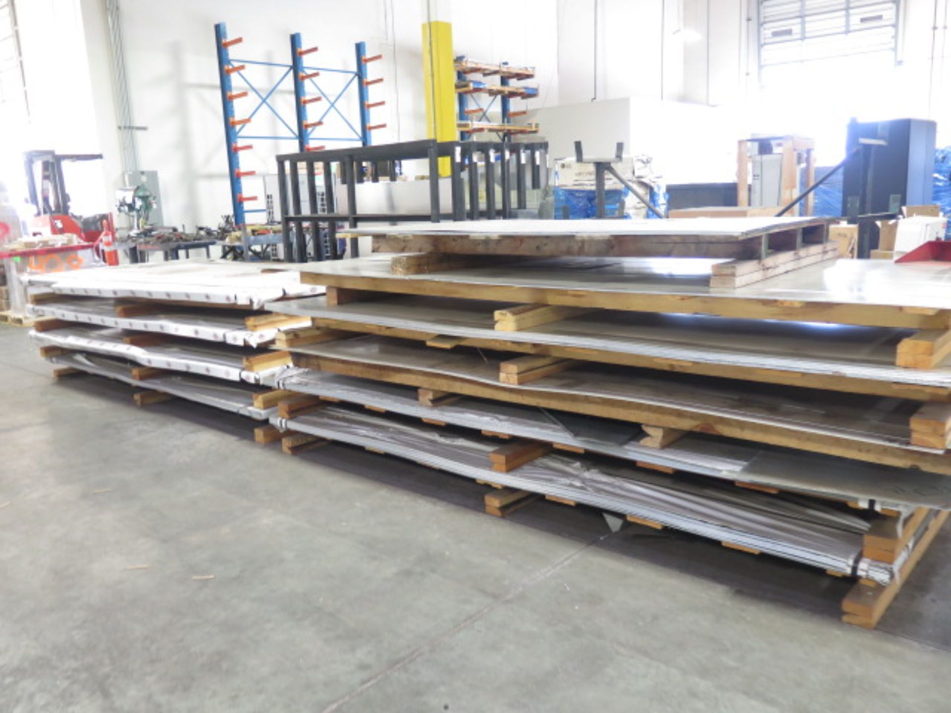 Large Quantity of Beaded Galvanized Sheet Stock anmd Steel Sheet Stock (SOLD AS-IS - NO WARRANTY) - Image 13 of 19