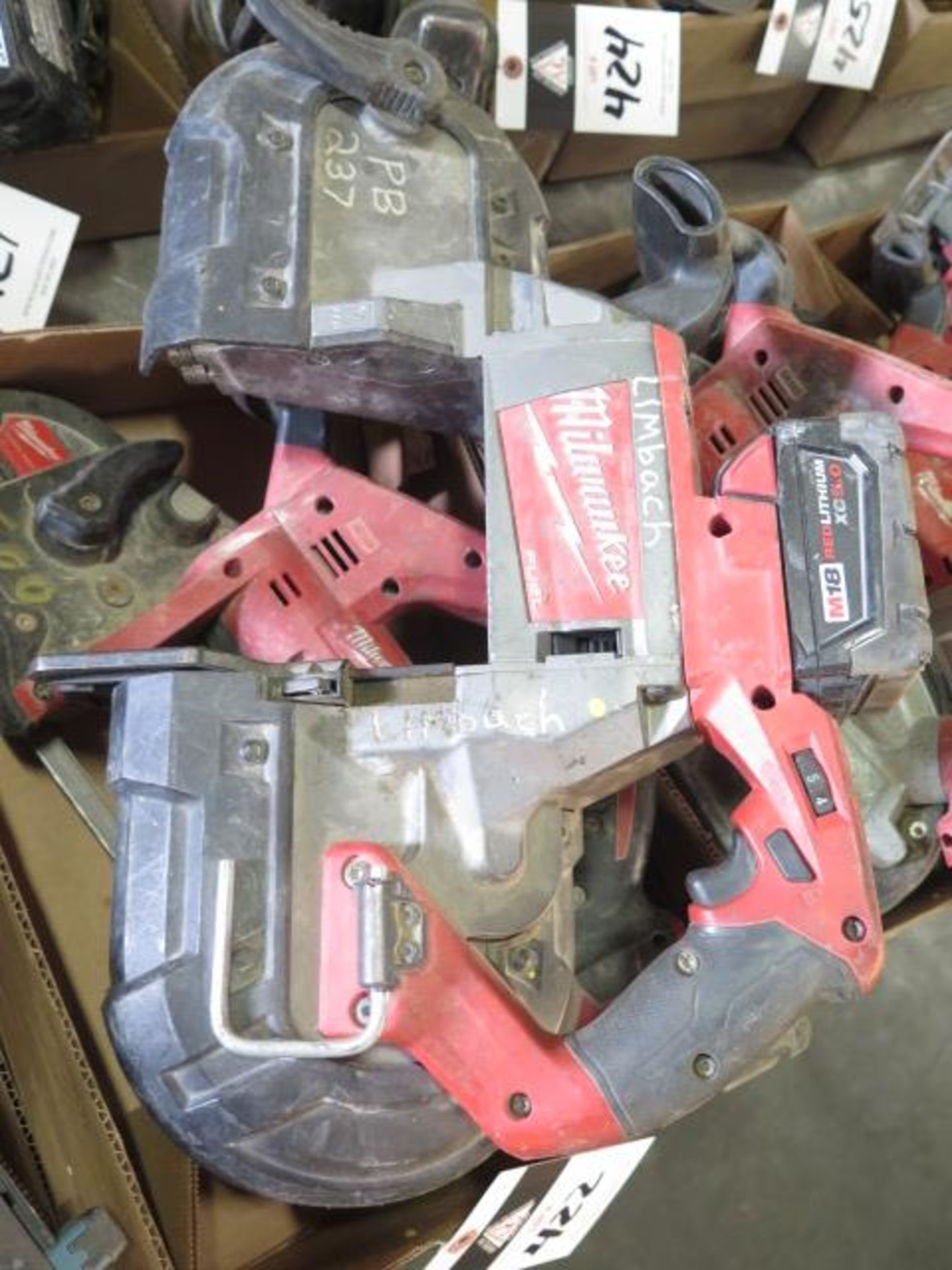 Milwaukee 18V Portable Band Saws (2) w/ Batteries and Chargers (SOLD AS-IS - NO WARRANTY) - Image 2 of 4