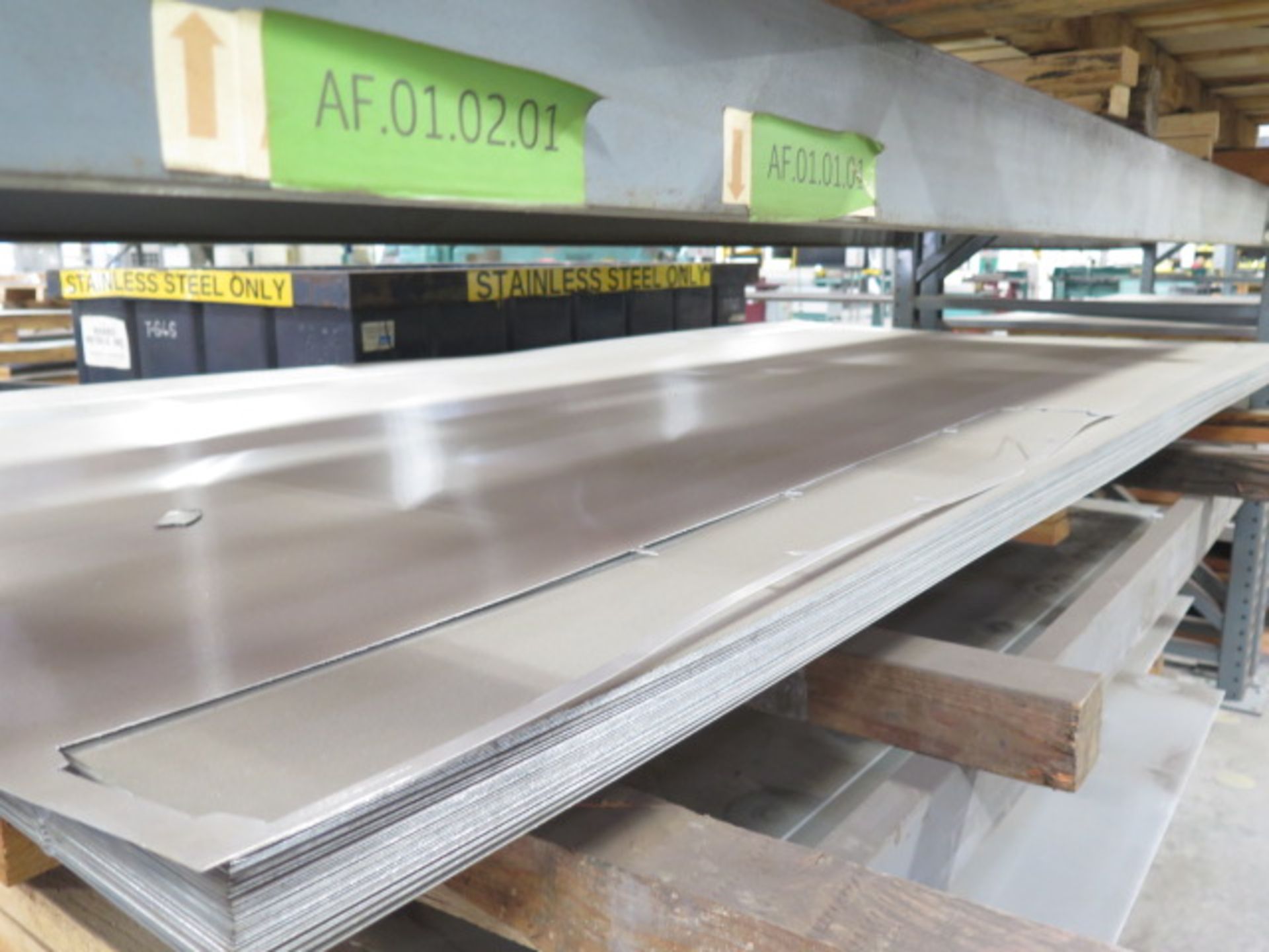 Large Quantity of Beaded Galvanized Sheet Stock anmd Steel Sheet Stock (SOLD AS-IS - NO WARRANTY) - Image 3 of 19