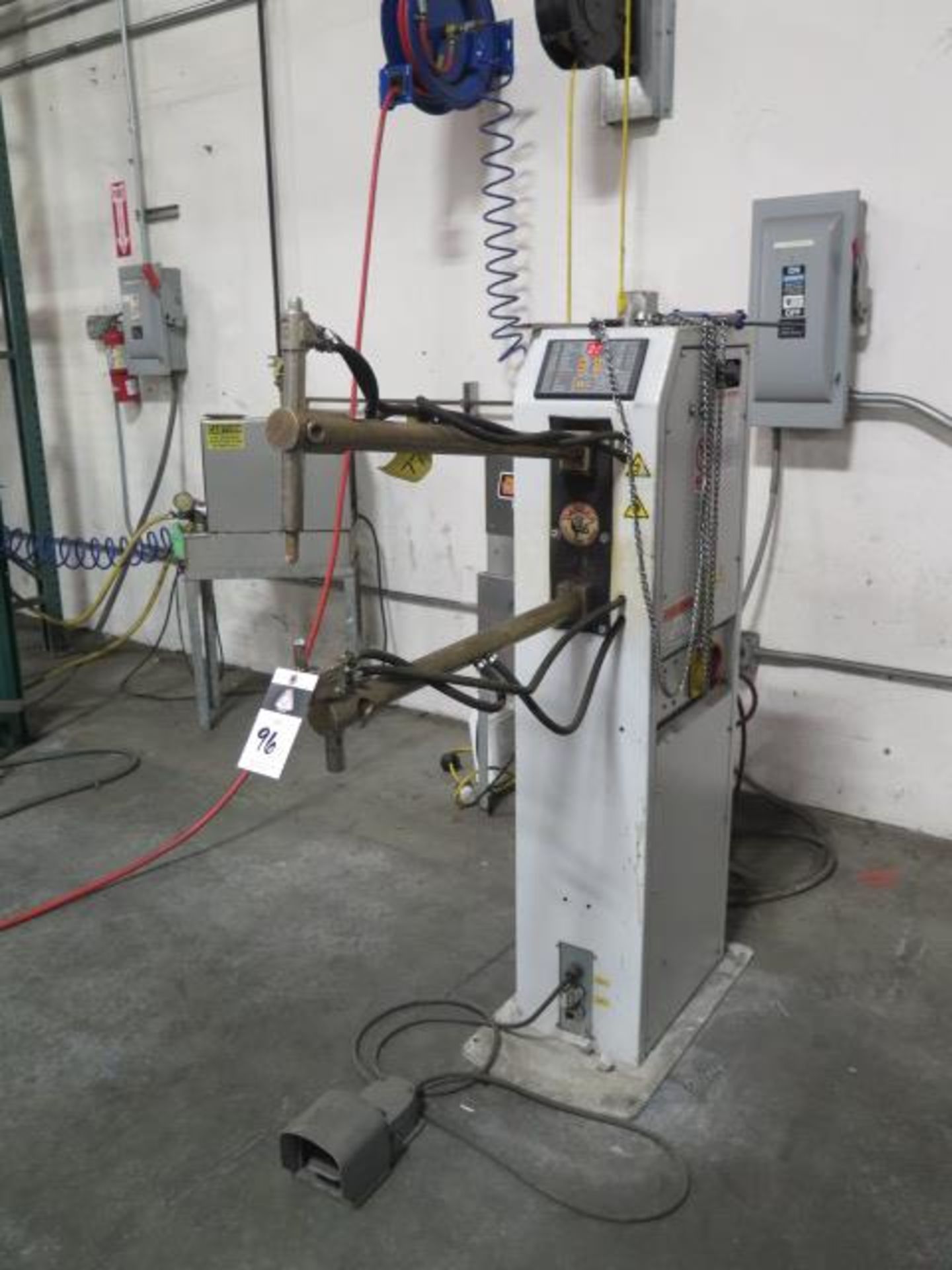 2016 Lors Tecna 20kVA Spot Welder s/n 4647A w/ TE90 Dig Cont, 28" Throat, Weldtec Cooler, SOLD AS IS - Image 2 of 9