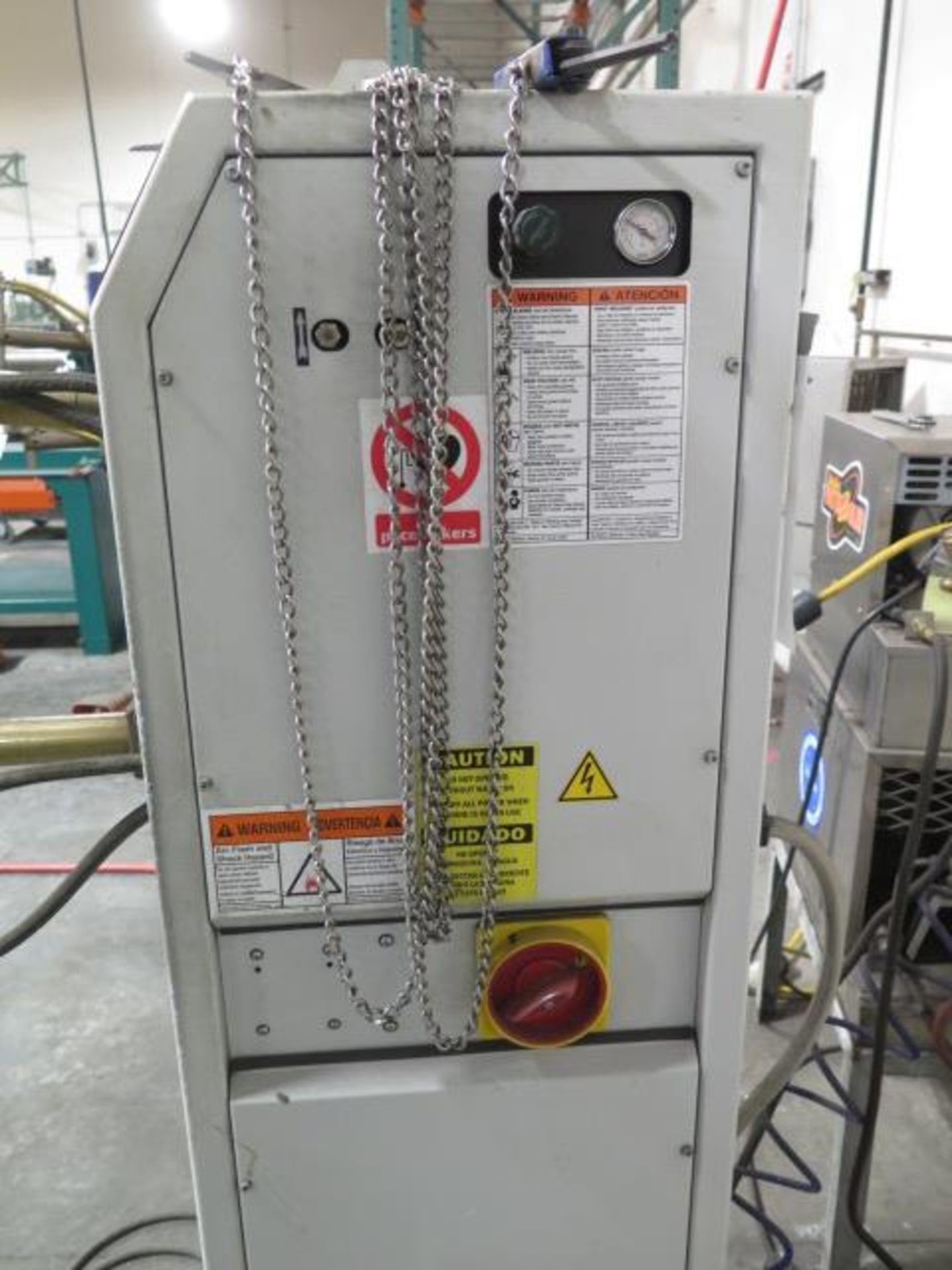 2016 Lors Tecna 20kVA Spot Welder s/n 4647A w/ TE90 Dig Cont, 28" Throat, Weldtec Cooler, SOLD AS IS - Image 8 of 9