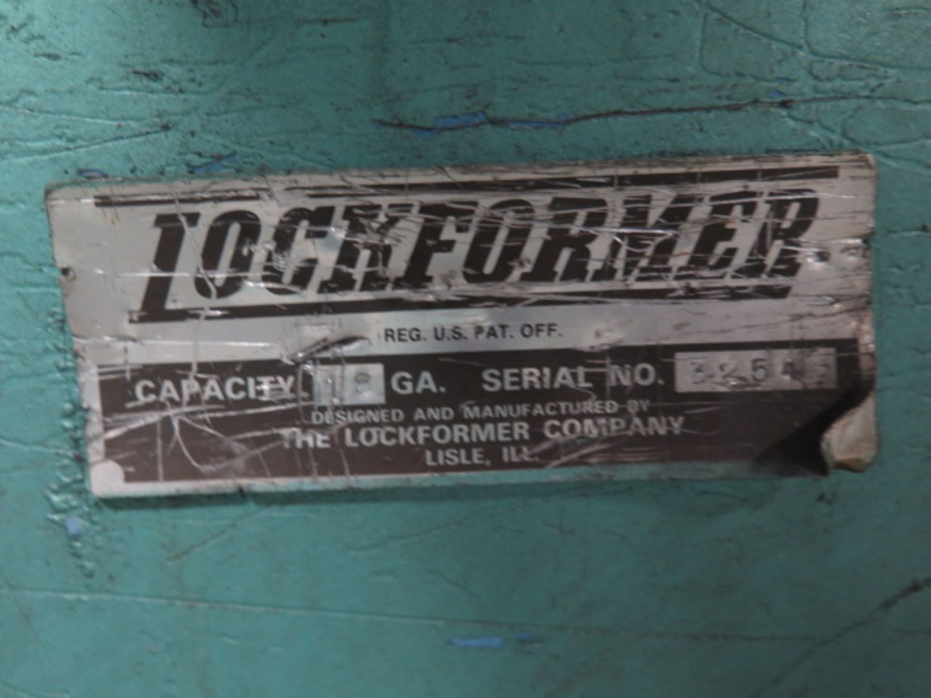 Lockformer 18GA Cap Easy Edger s/n 3254 (SOLD AS-IS - NO WARRANTY) - Image 9 of 9