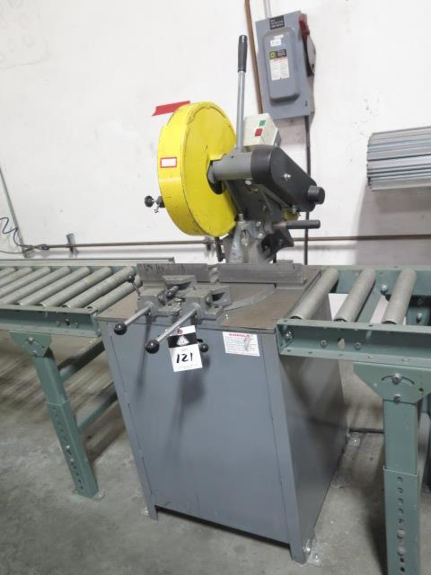 Kalamazoo 14" Miter Cutoff Saw w/ Manual Clamping, Conveyors, 480V (SOLD AS-IS - NO WARRANTY) - Image 2 of 10