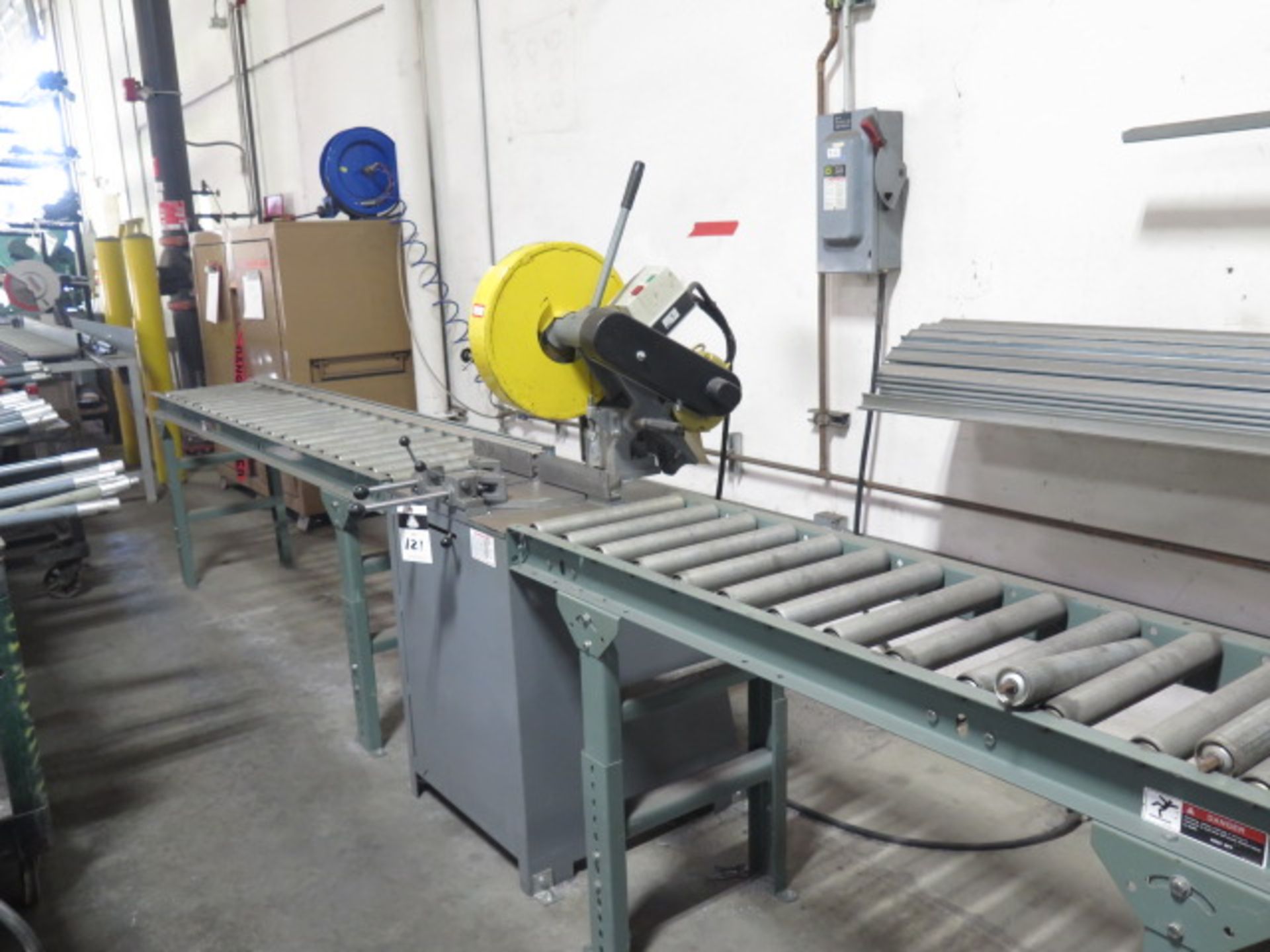 Kalamazoo 14" Miter Cutoff Saw w/ Manual Clamping, Conveyors, 480V (SOLD AS-IS - NO WARRANTY)