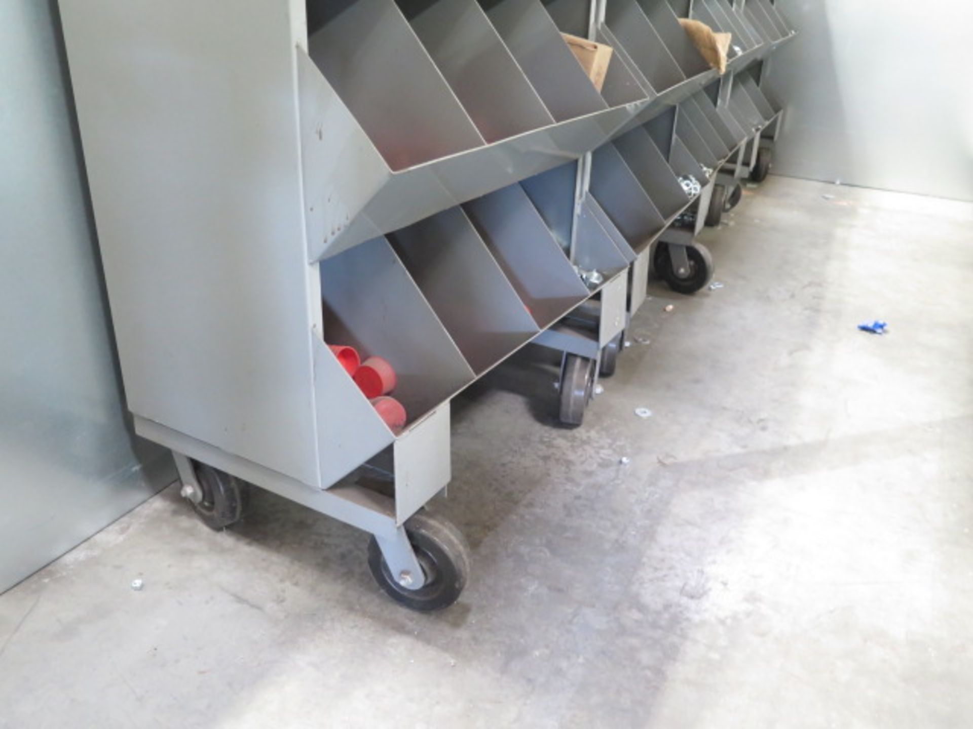 Rolling Hardware Bins (4) w/ Hardware (SOLD AS-IS - NO WARRANTY) - Image 2 of 7