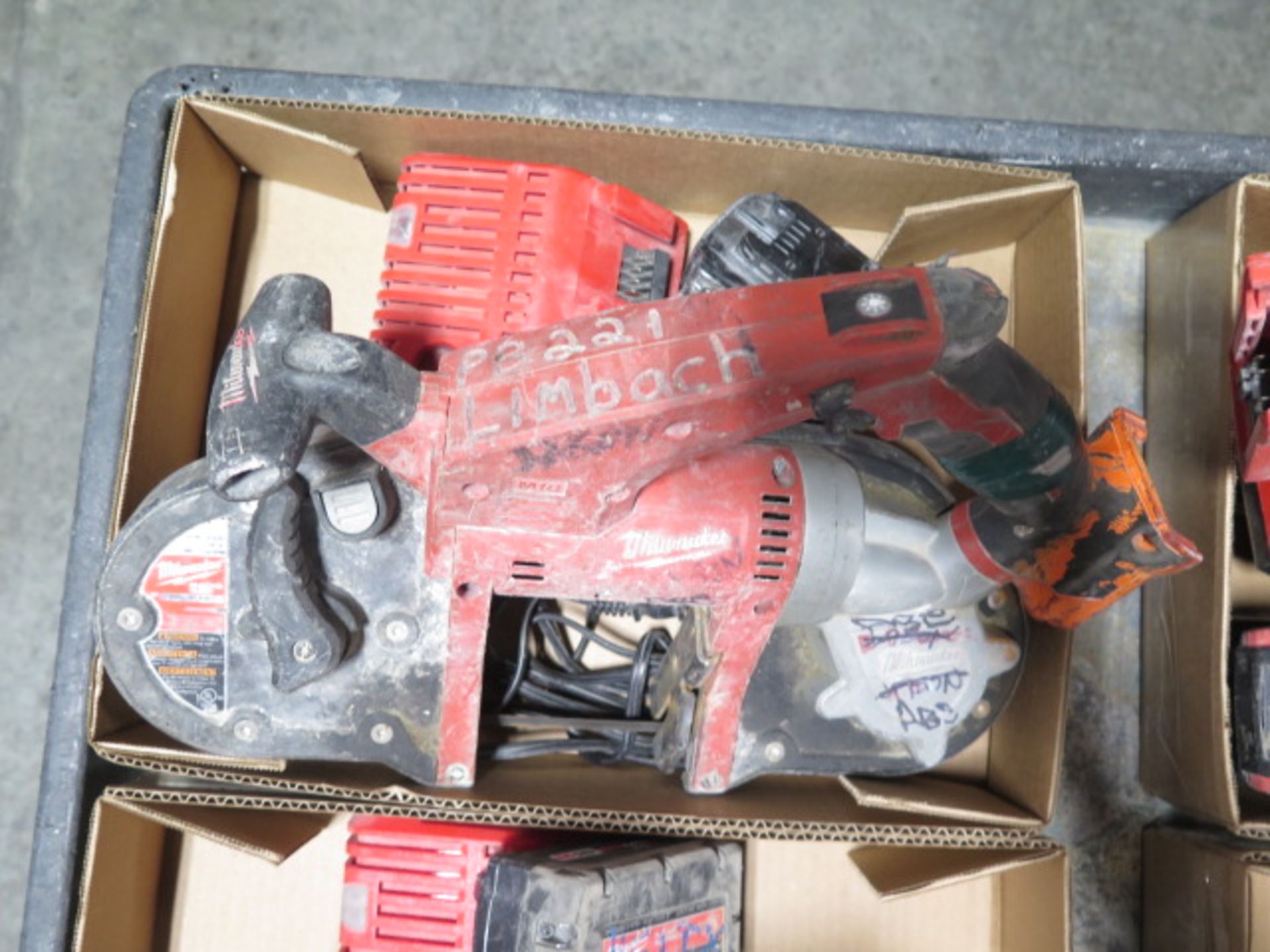 Milwaukee 18V Portable Band Saw w/ Batteries and Chargers (SOLD AS-IS - NO WARRANTY) - Image 6 of 7