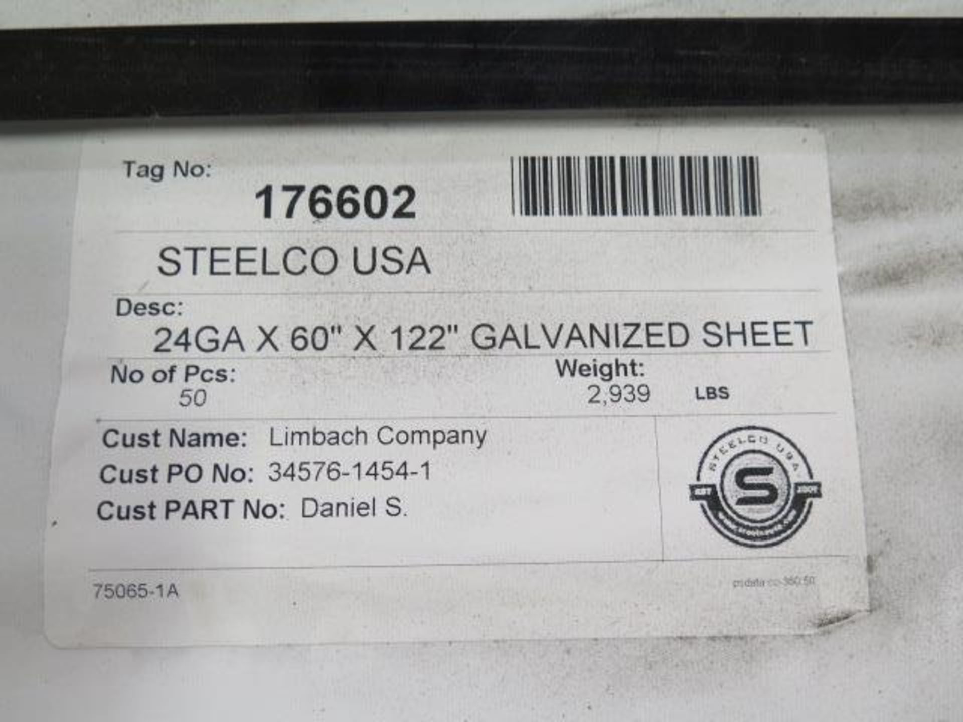 Large Quantity of Beaded Galvanized Sheet Stock anmd Steel Sheet Stock (SOLD AS-IS - NO WARRANTY) - Image 15 of 19
