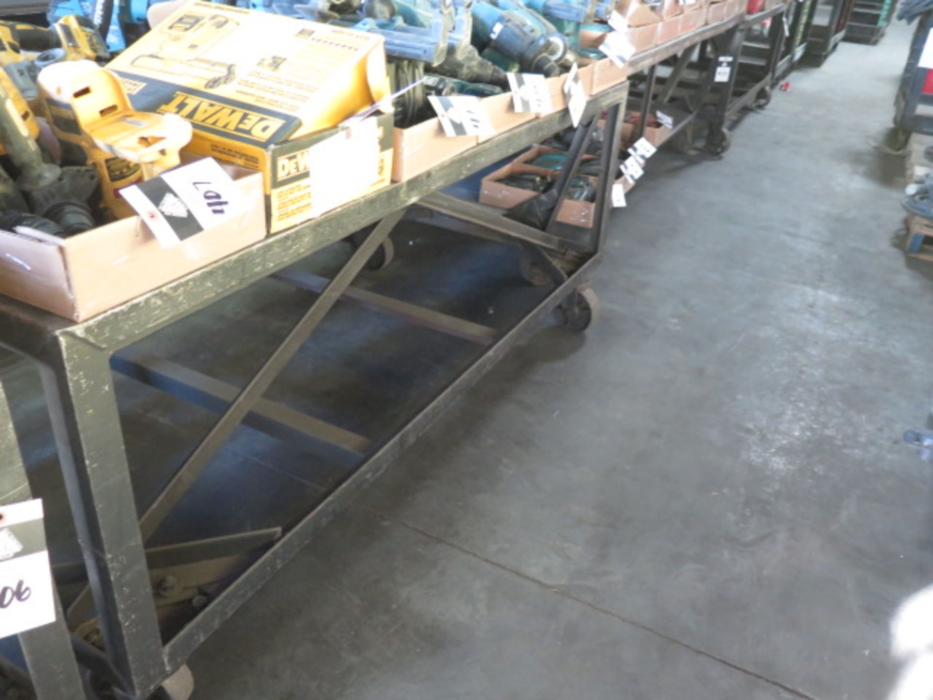 Rolling Steel Tables (2) (SOLD AS-IS - NO WARRANTY) - Image 2 of 2