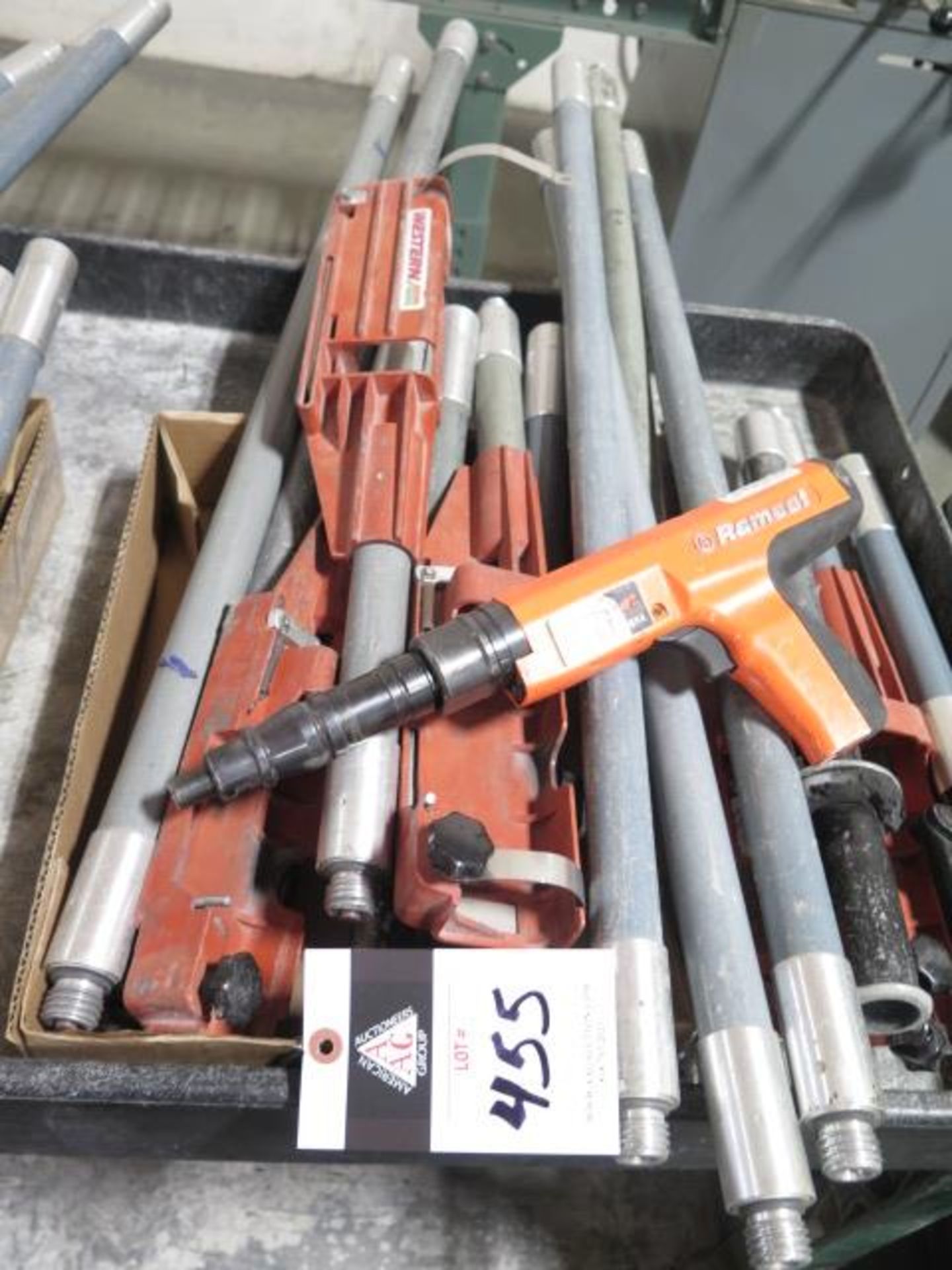 Ramset Powder Shot Tool w/ (4) Hilti X-PT35 Extension Kits (SOLD AS-IS - NO WARRANTY)