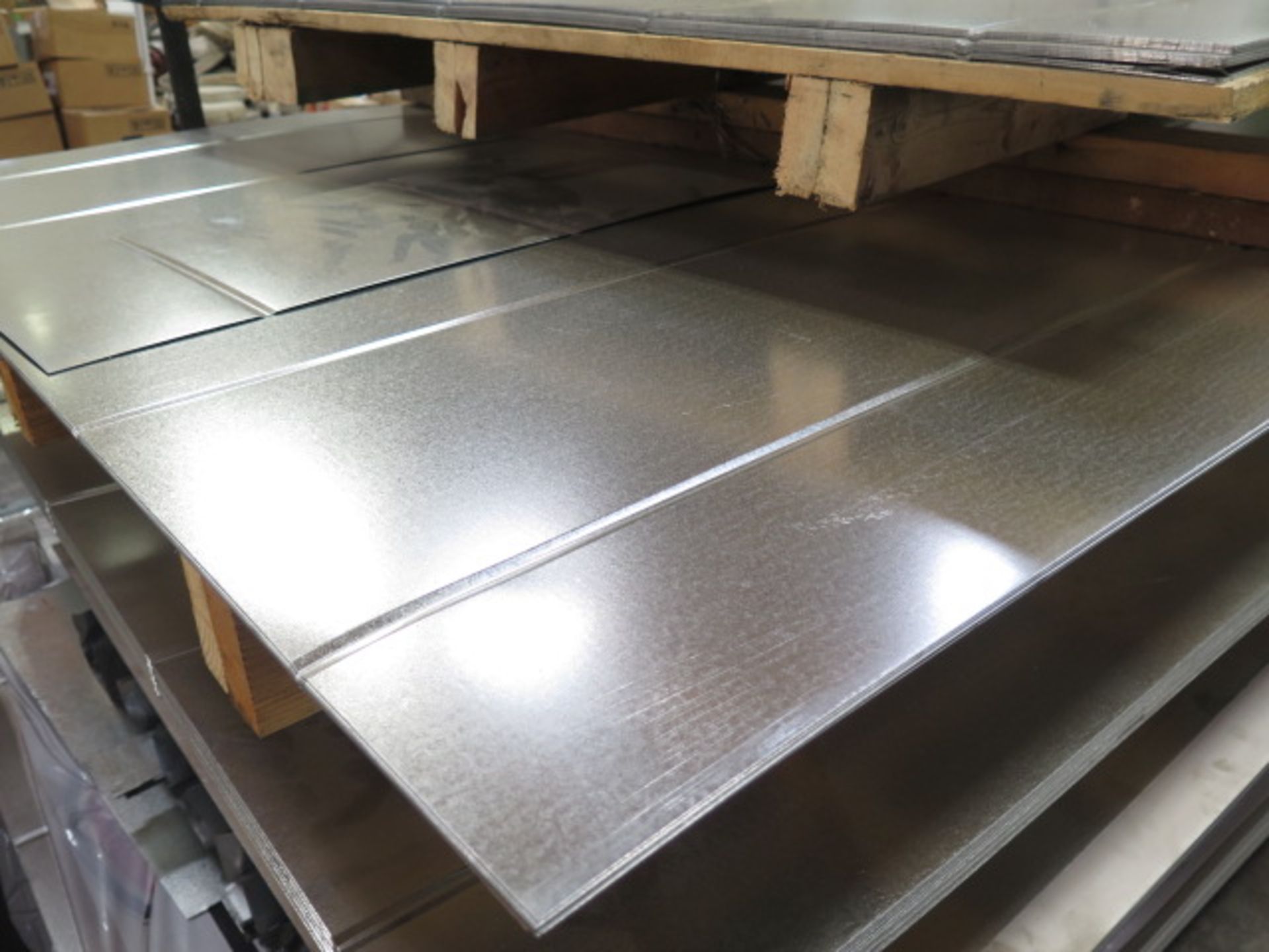 Large Quantity of Beaded Galvanized Sheet Stock anmd Steel Sheet Stock (SOLD AS-IS - NO WARRANTY) - Image 17 of 19