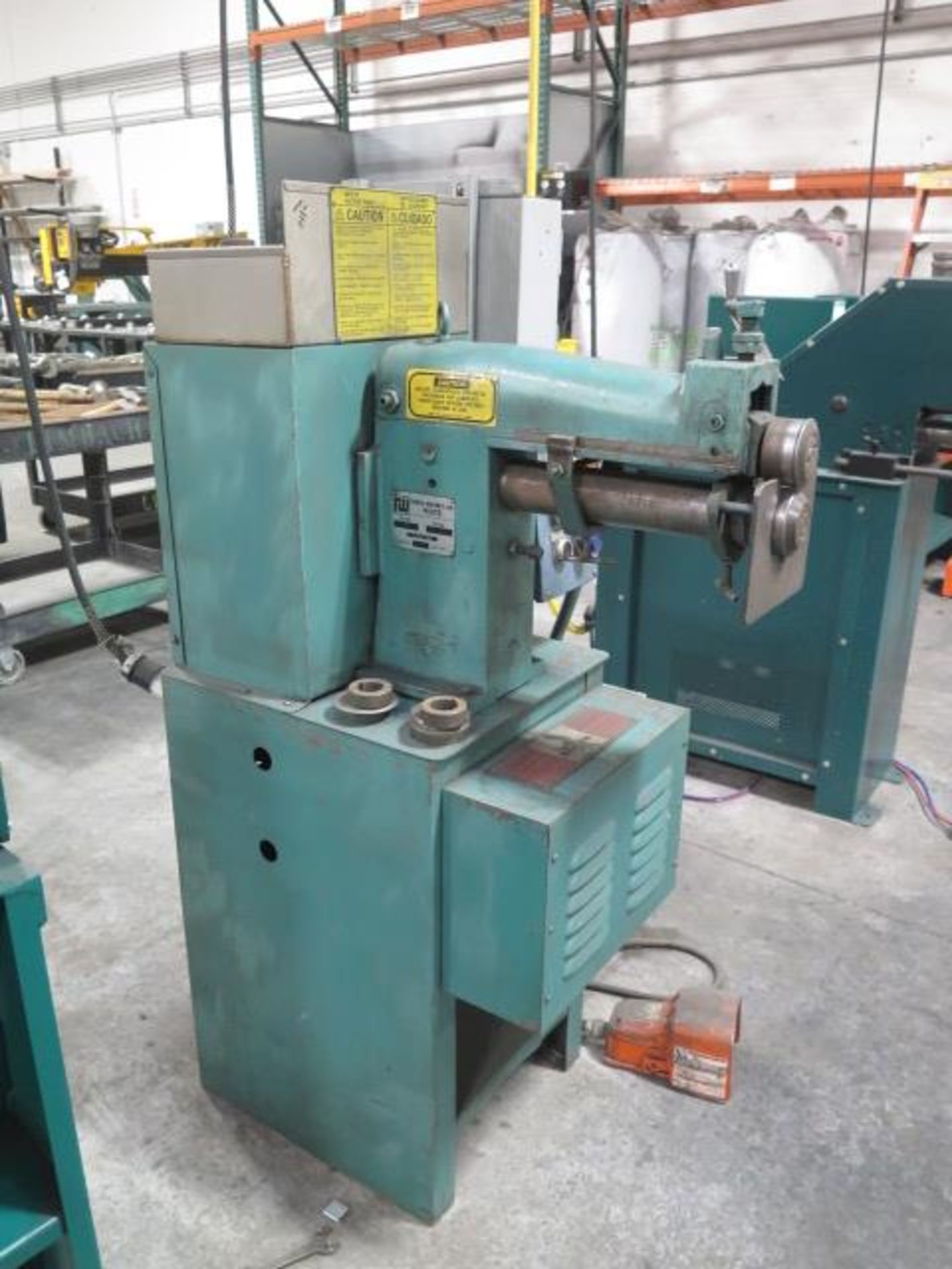 Pexto mdl. 3617 Power Beading/Crimping Machine s/n 1033-2-02 w/ 12" Throat, SOLD AS IS - Image 3 of 8
