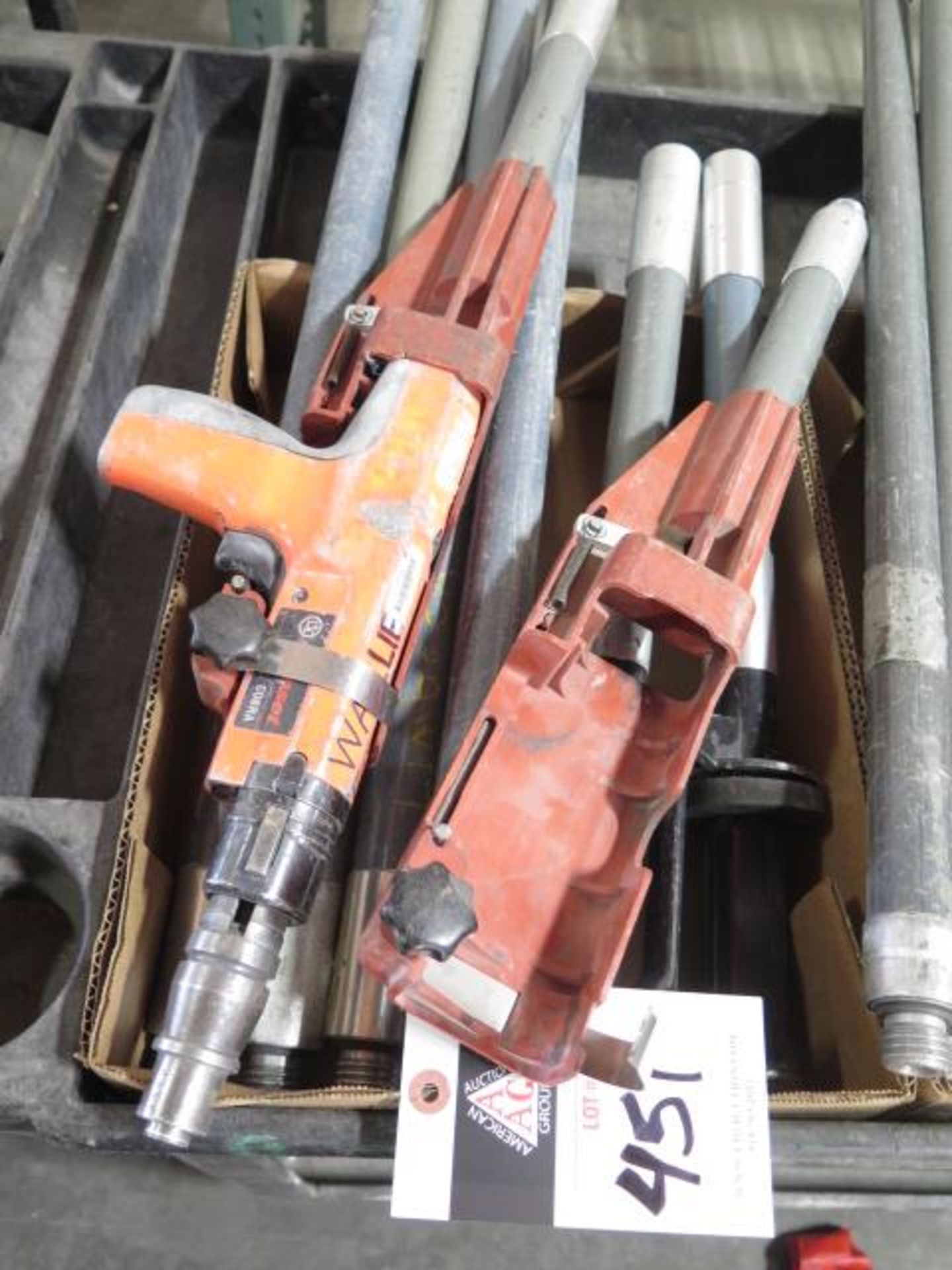 Ramset Powder Shot Tool w/ (2) Hilti X-PT35 Extension Kits (SOLD AS-IS - NO WARRANTY)