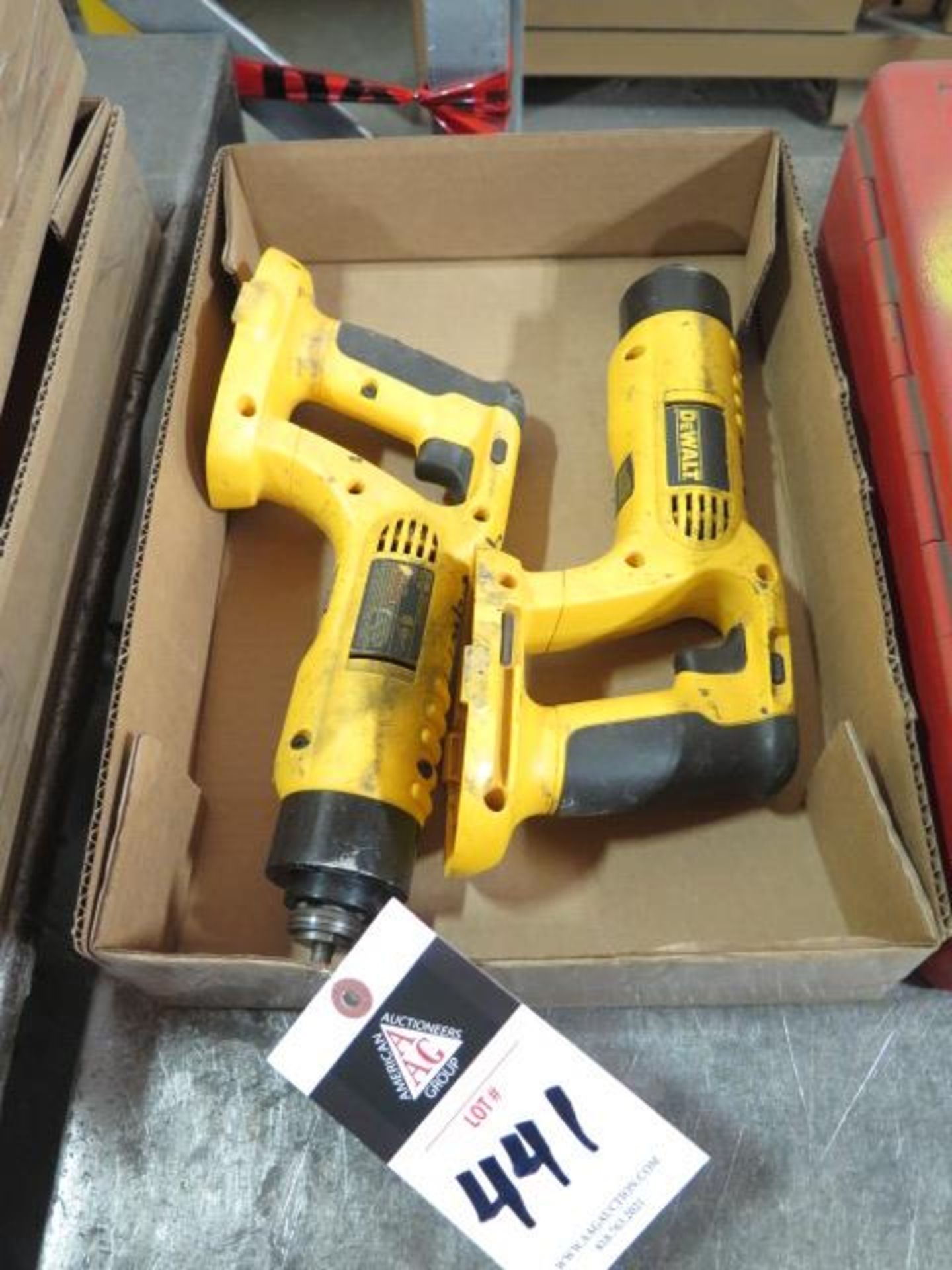 DeWalt 18V Tools (NO CUT HEADS) (2) (NO BATTERIES OR CHARGERS) (SOLD AS-IS - NO WARRANTY)