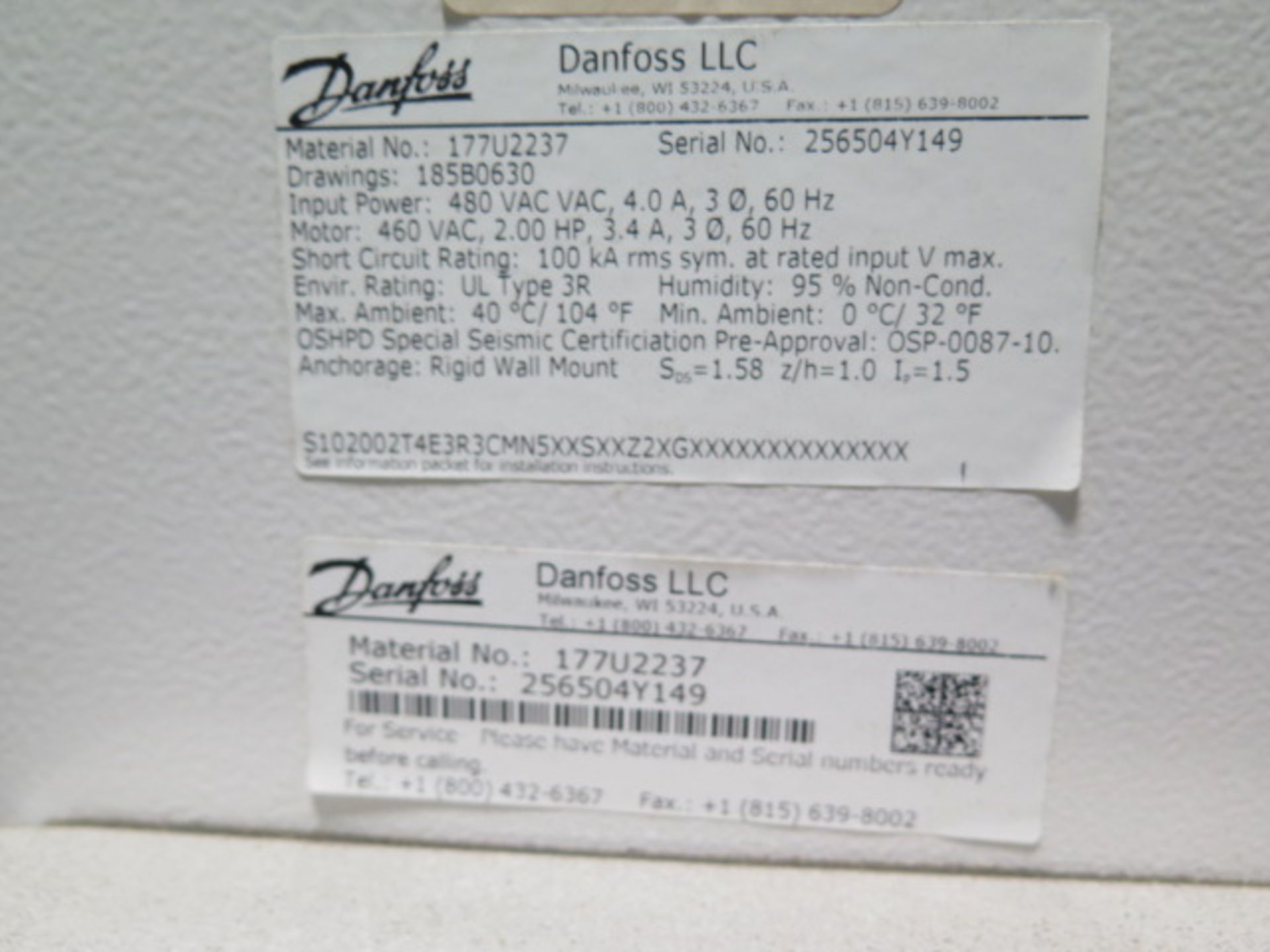 Danfoss Master Control Units (2) (SOLD AS-IS - NO WARRANTY) - Image 4 of 4