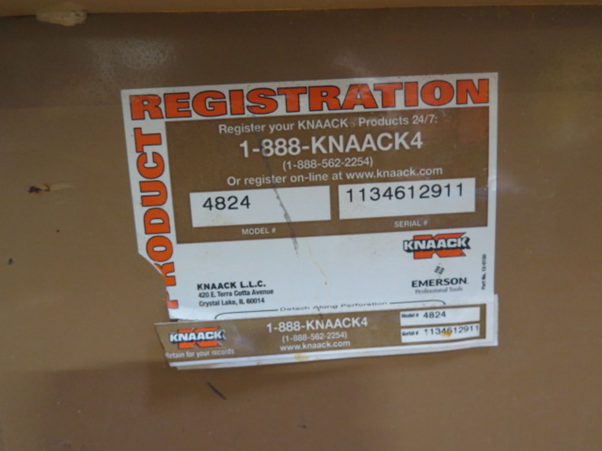 Knaack mdl. 4824 Rolling Job Box (SOLD AS-IS - NO WARRANTY) - Image 5 of 5