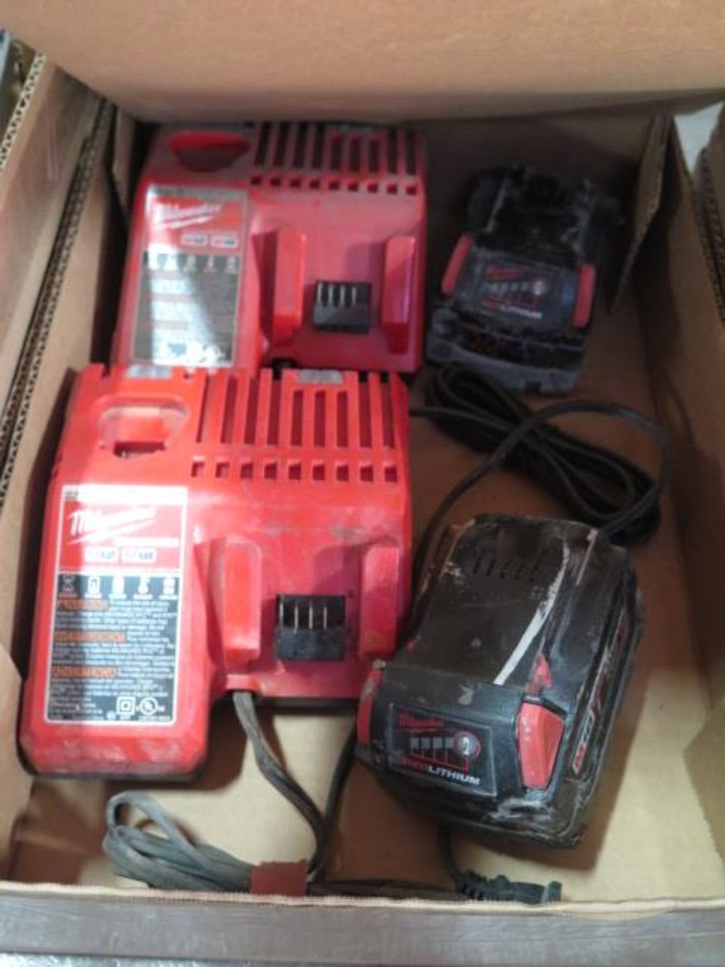 Milwaukee 18V Double-Cut Shears (2) w/ Batteries and Chargers (SOLD AS-IS - NO WARRANTY) - Image 4 of 5