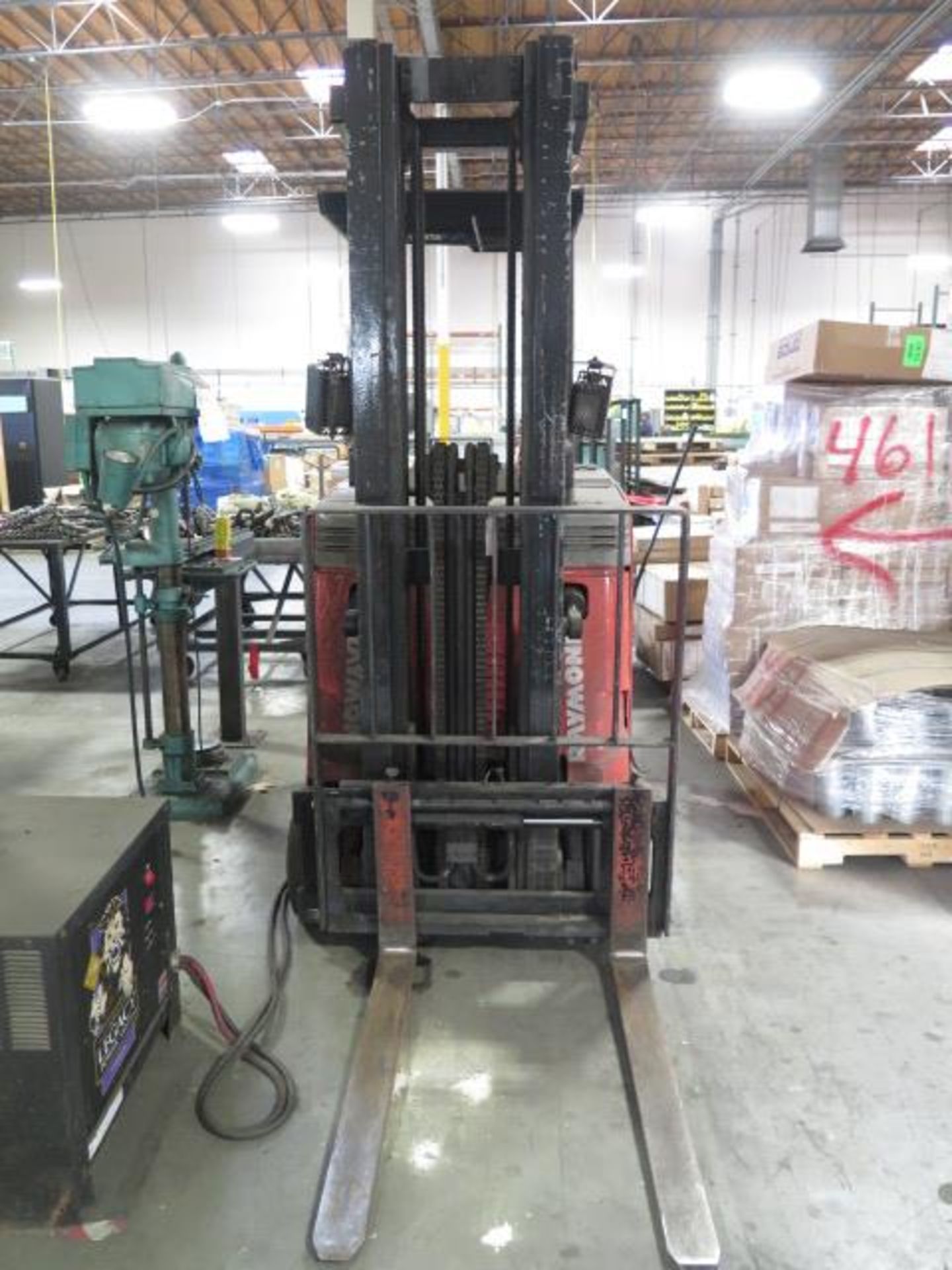 Raymond R35-C35TT 3500 Lb Cap Stand-In Elec Pallet Mover s/n R35-04-06114 w/ 251" Lift. SOLD AS IS - Image 3 of 11