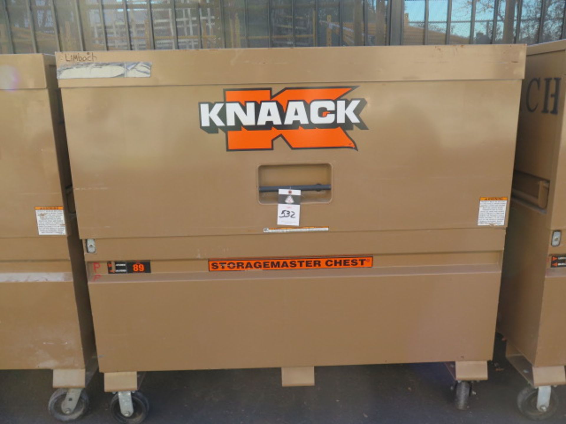Knaack mdl. 89 "Storage Master" Rolling Job Box (SOLD AS-IS - NO WARRANTY)