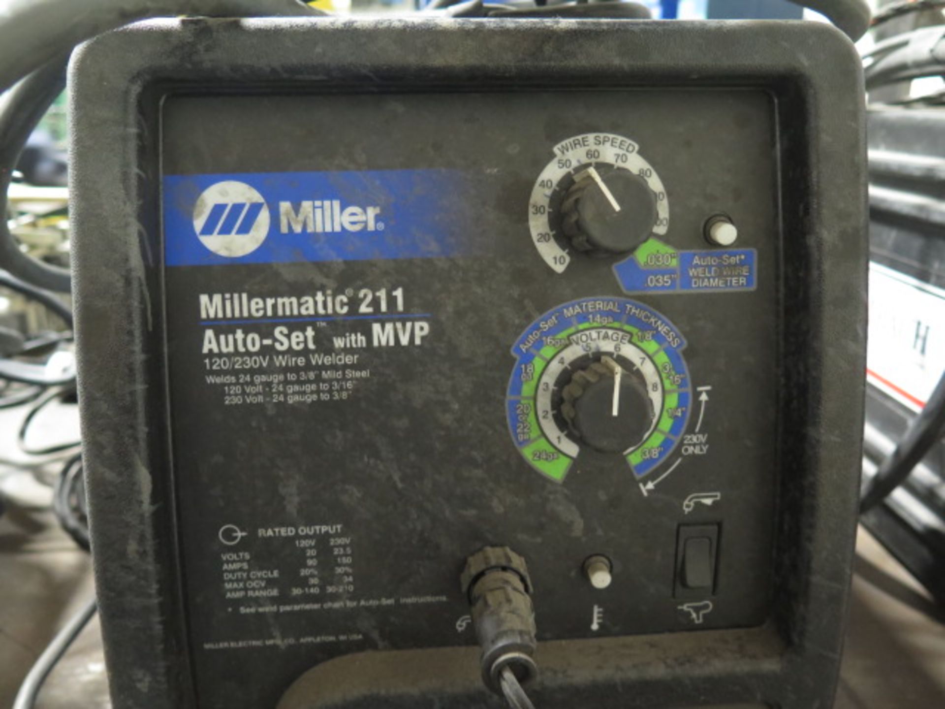 Miller Millermatic 211 Auto-Set with MVP 120/230V Wire Welder s/n MD450585N (SOLD AS-IS - NO - Image 6 of 6