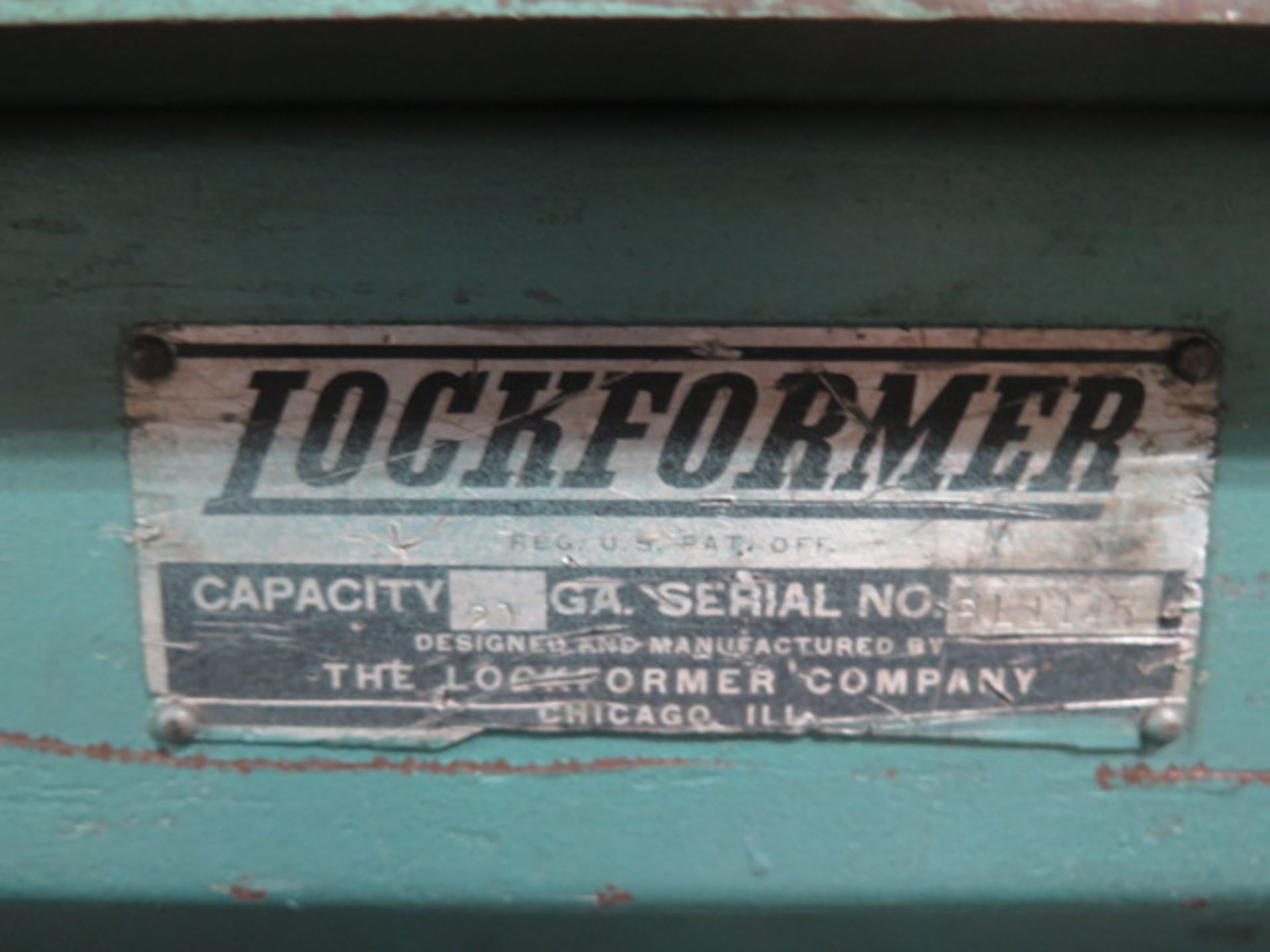 Lockformer 20GA Cap 9-Roll Roll Forming Machine (SOLD AS-IS - NO WARRANTY) - Image 6 of 6