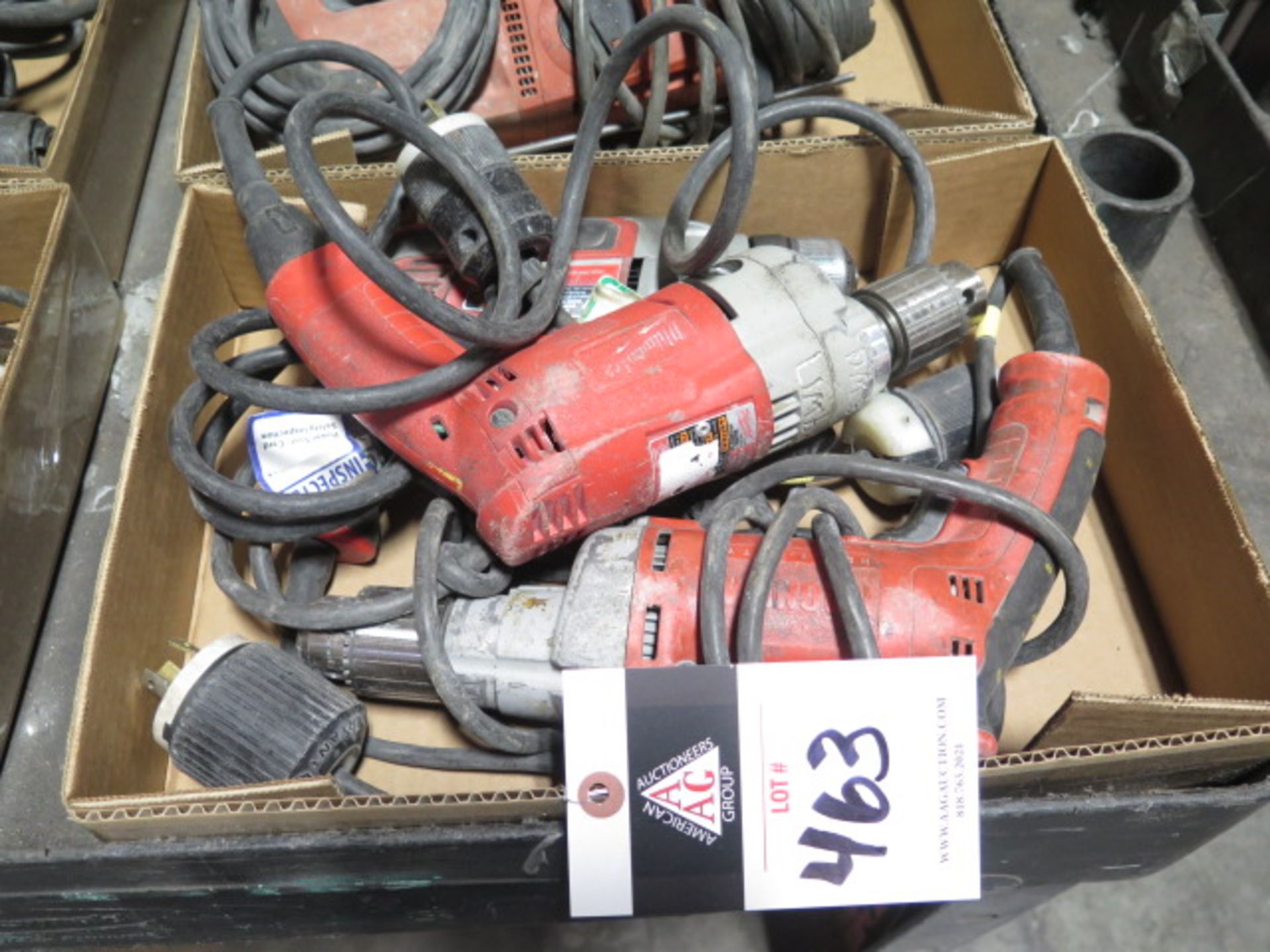 Milwaukee Electric Drills (3) (SOLD AS-IS - NO WARRANTY)